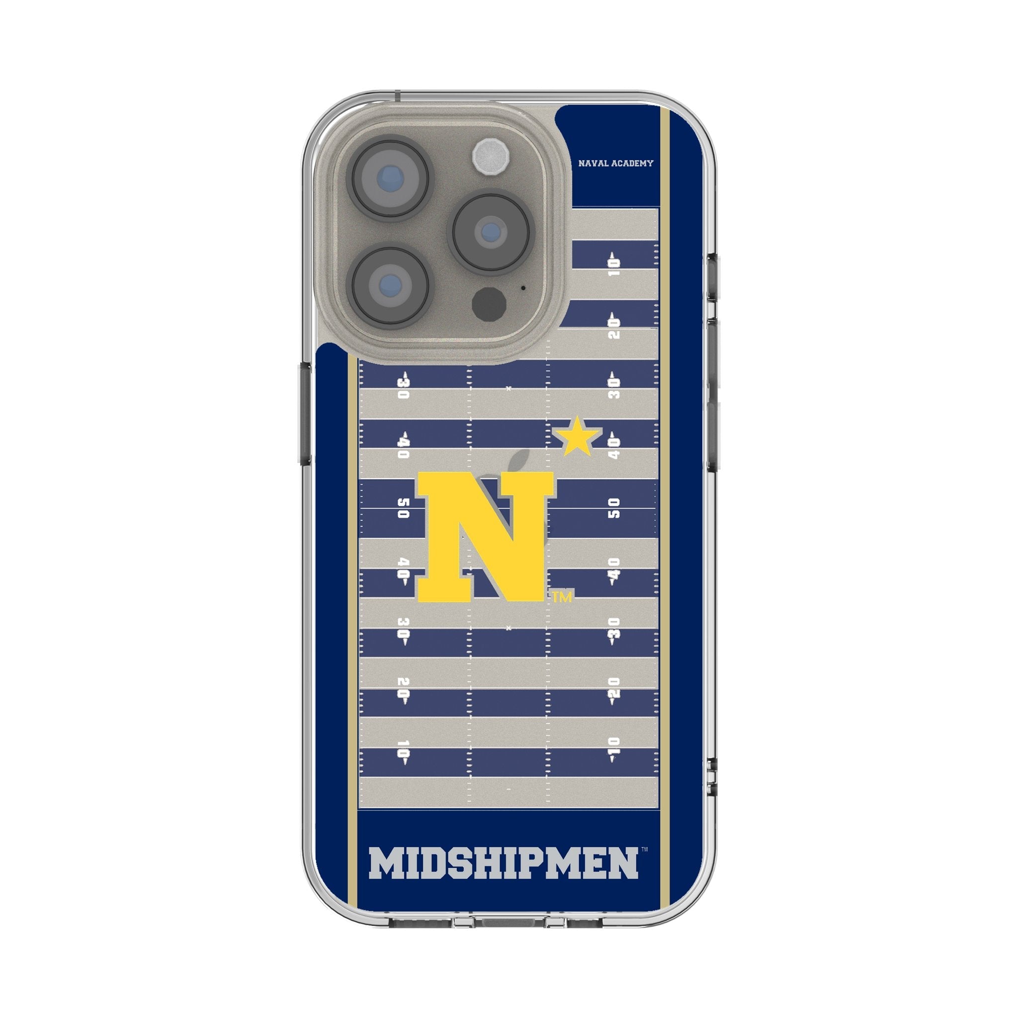 United State Naval Academy Midshipmen Field Clear Phone Case for Apple iPhone 1