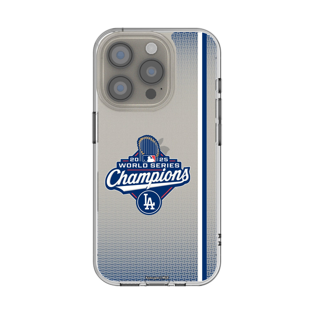 LA Dodgers 2025 MLB World Series Clear Phone Case for Apple iPhone 1