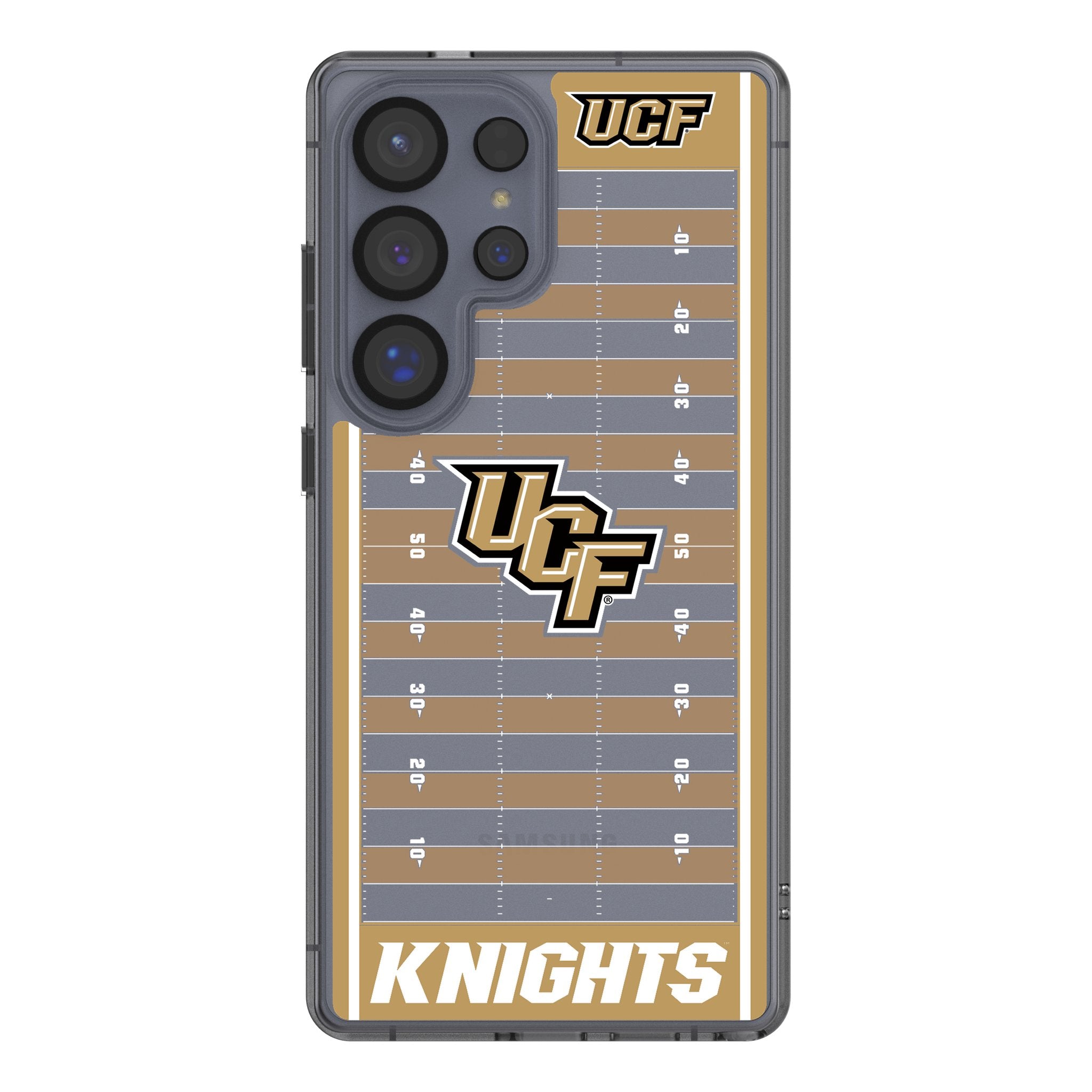 University of Central Florida Golden Knights Field Clear Phone Case for Samsung Galaxy 1