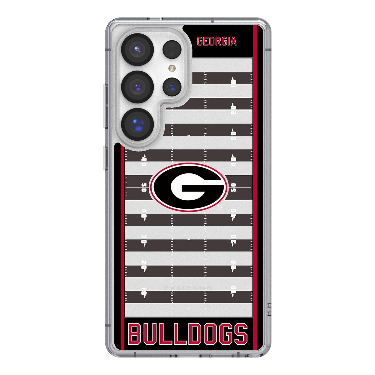 University of Georgia Bulldogs Field Clear Phone Case for Samsung Galaxy