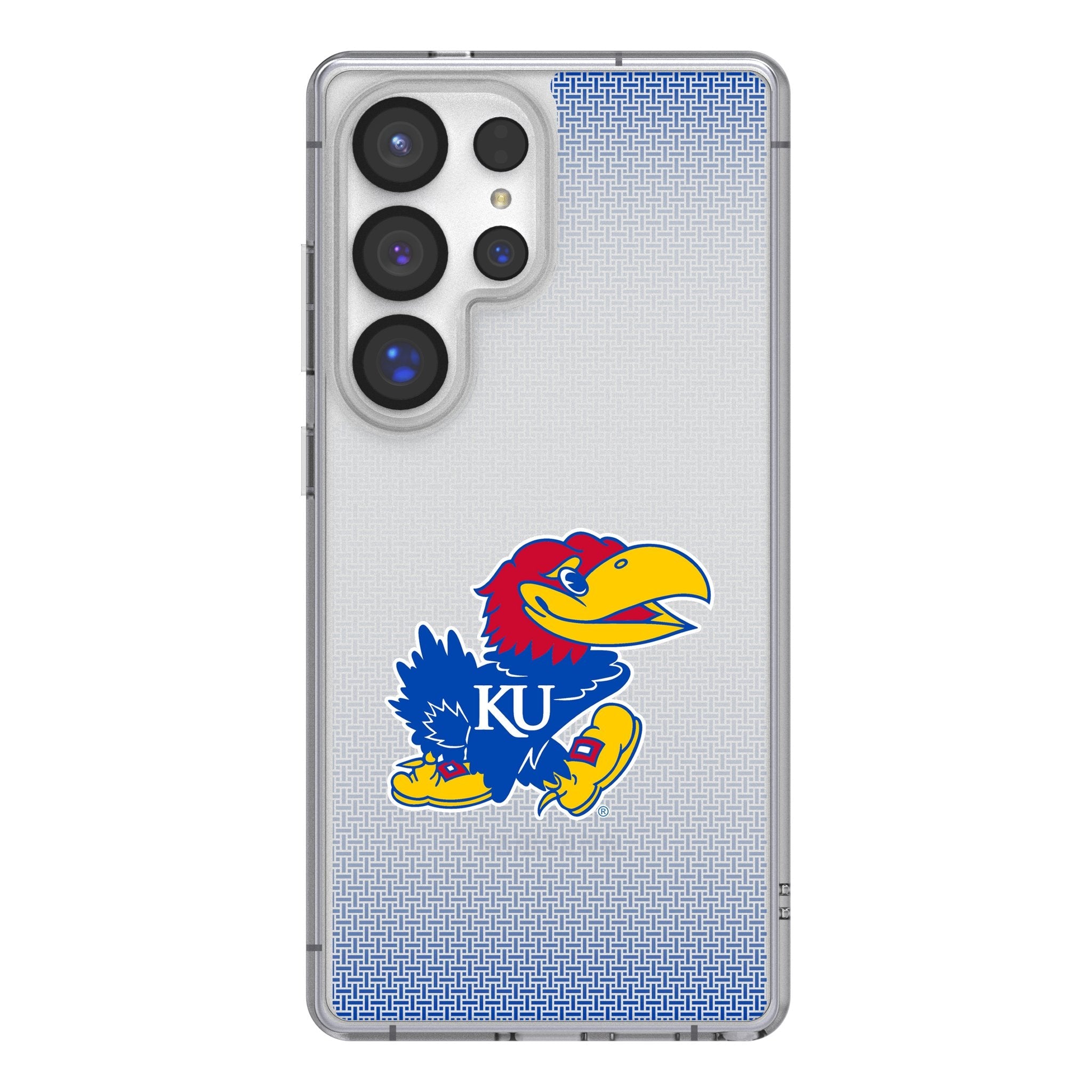 University of Kansas Jayhawks Linen Clear Phone Case for Samsung Galaxy