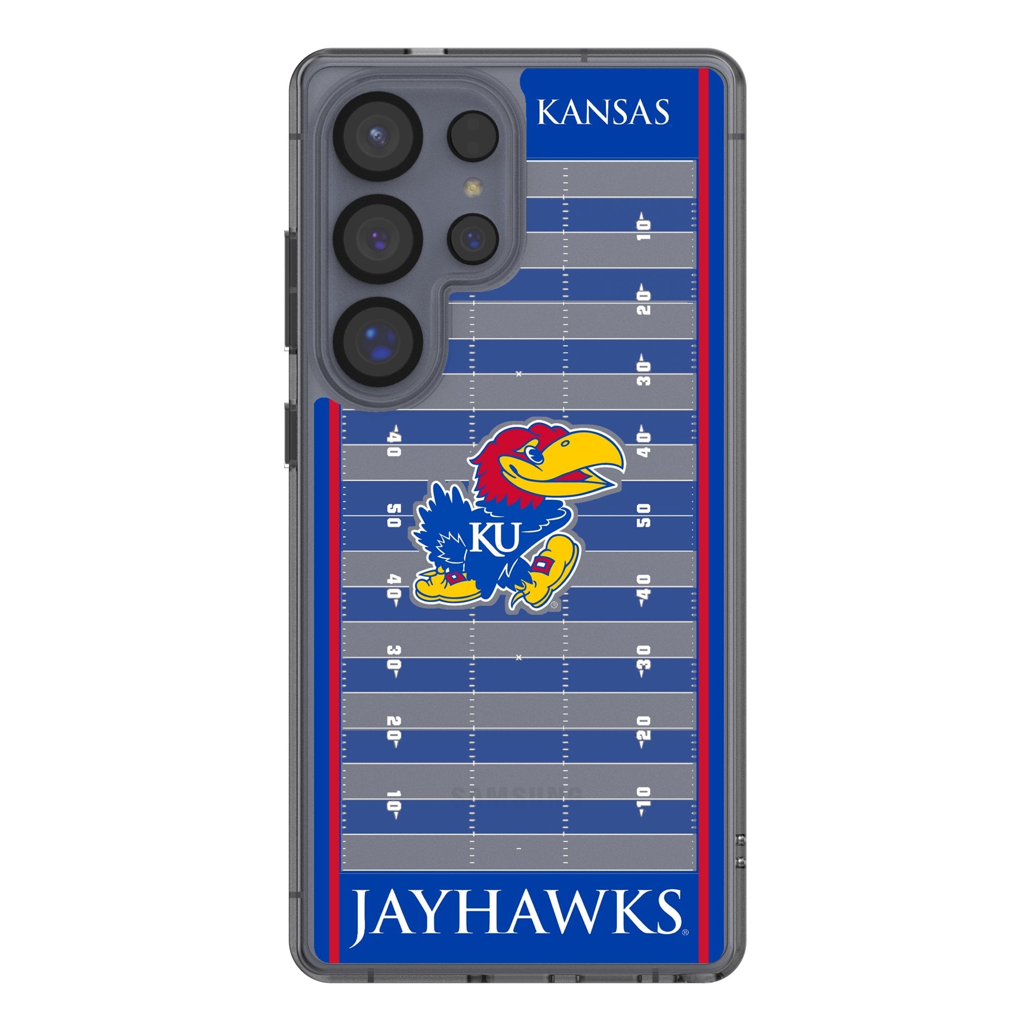 University of Kansas Jayhawks Field Clear Phone Case for Samsung Galaxy