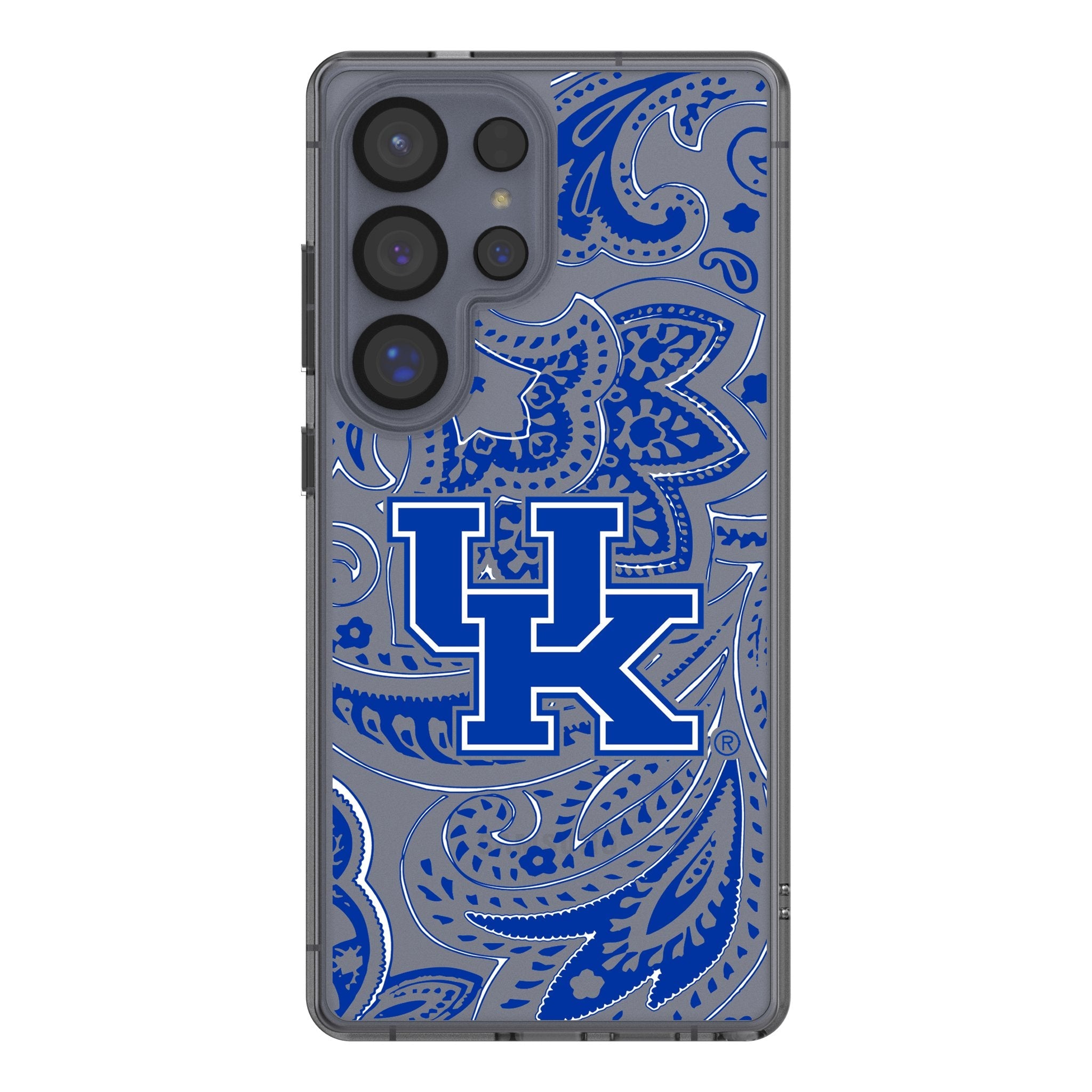 University of Kentucky Wildcats Paisley Clear Phone Case for Samsung Galaxy