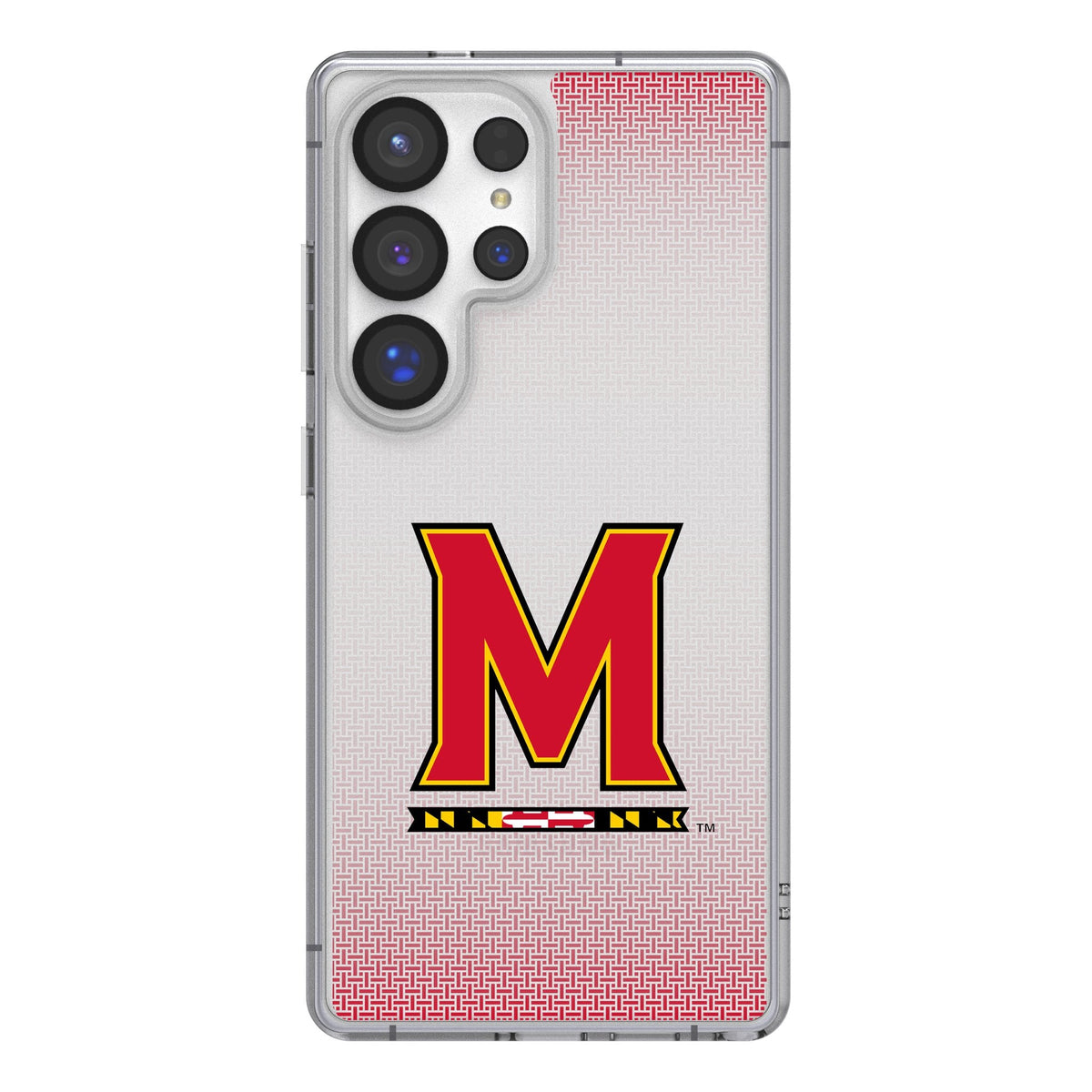 University of Maryland Terrapins Linen Clear Phone Case for Samsung Galaxy 1