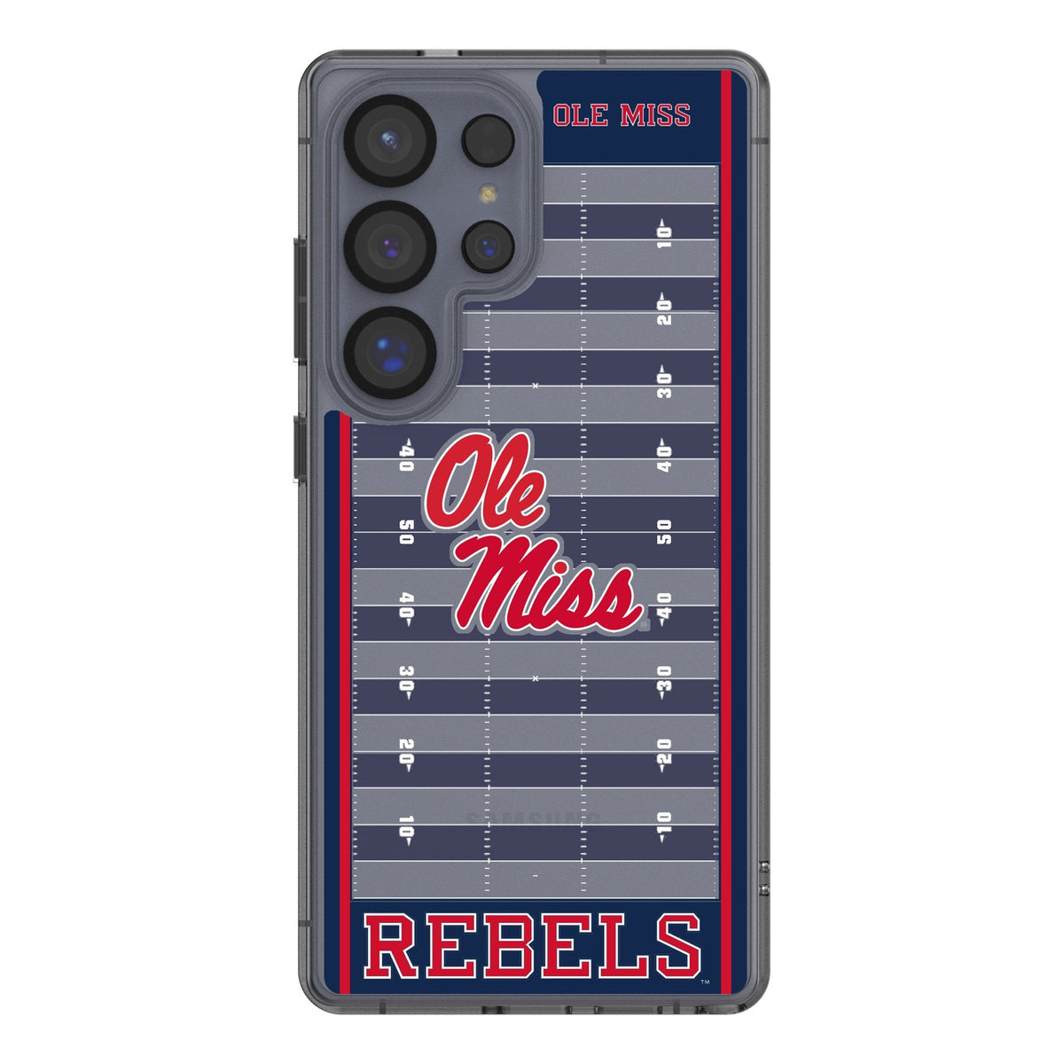 University of Mississippi Rebels Field Clear Phone Case for Samsung Galaxy