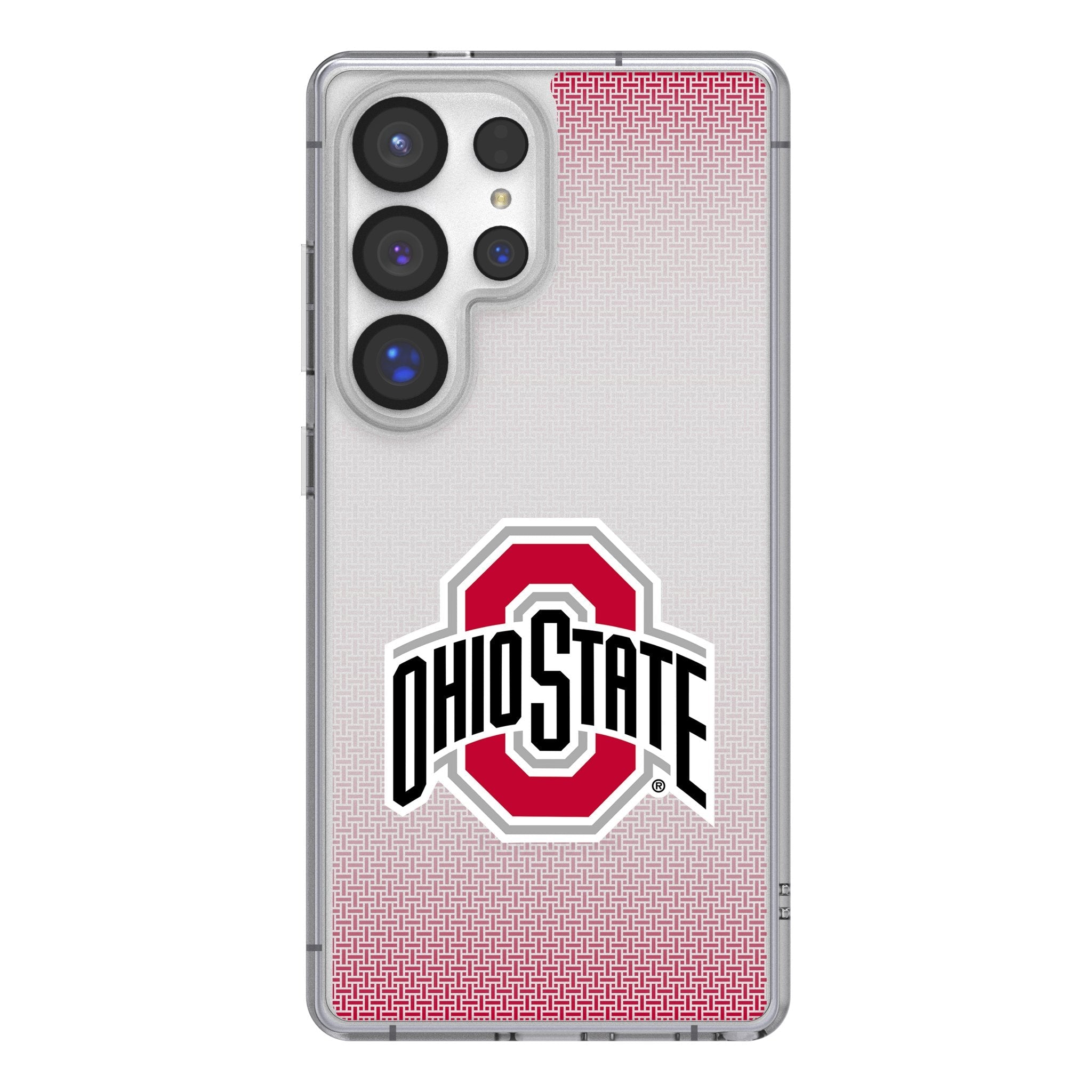 Ohio State University Buckeyes Linen Clear Phone Case for Samsung Galaxy