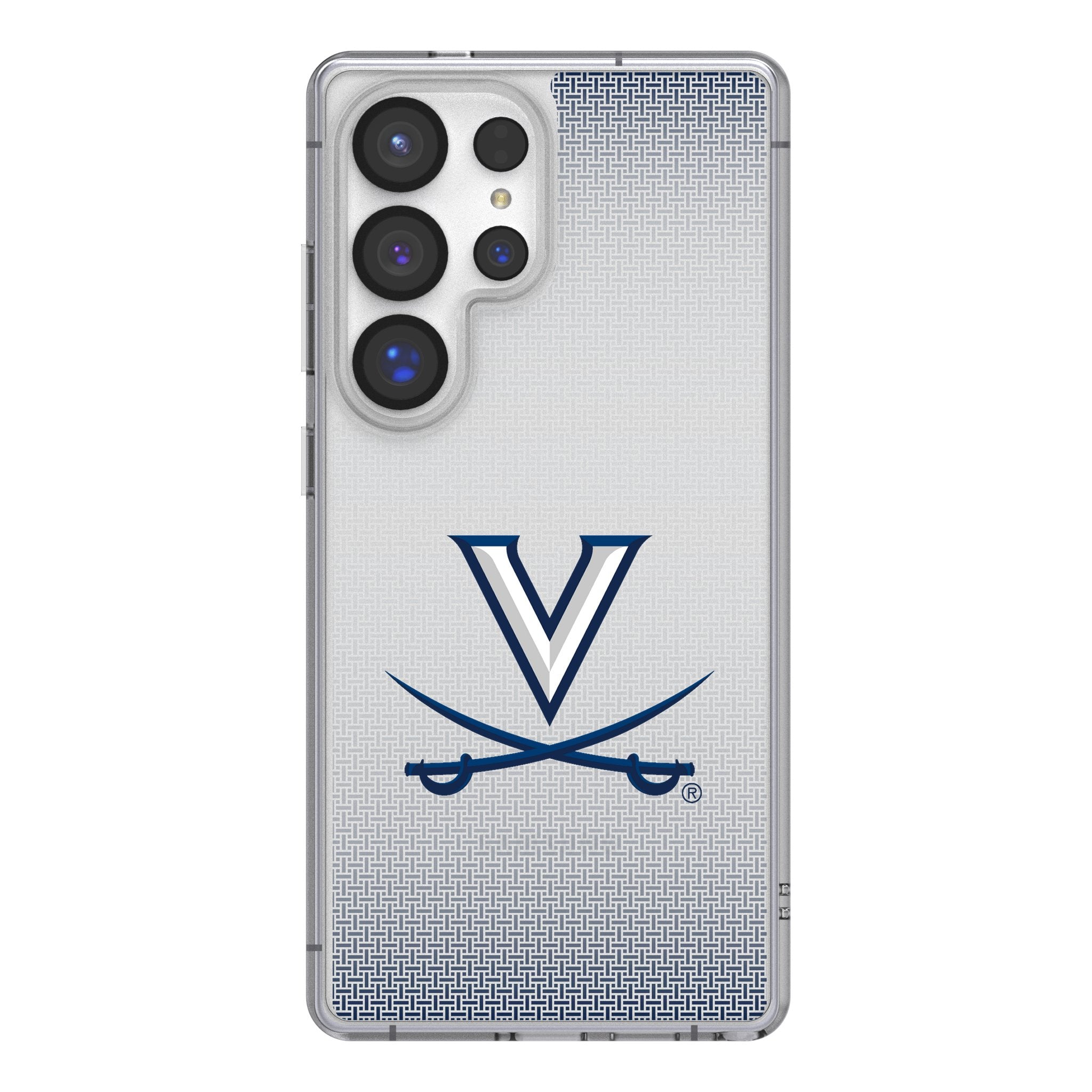 University of Virginia Cavaliers Linen Clear Phone Case for Samsung Galaxy