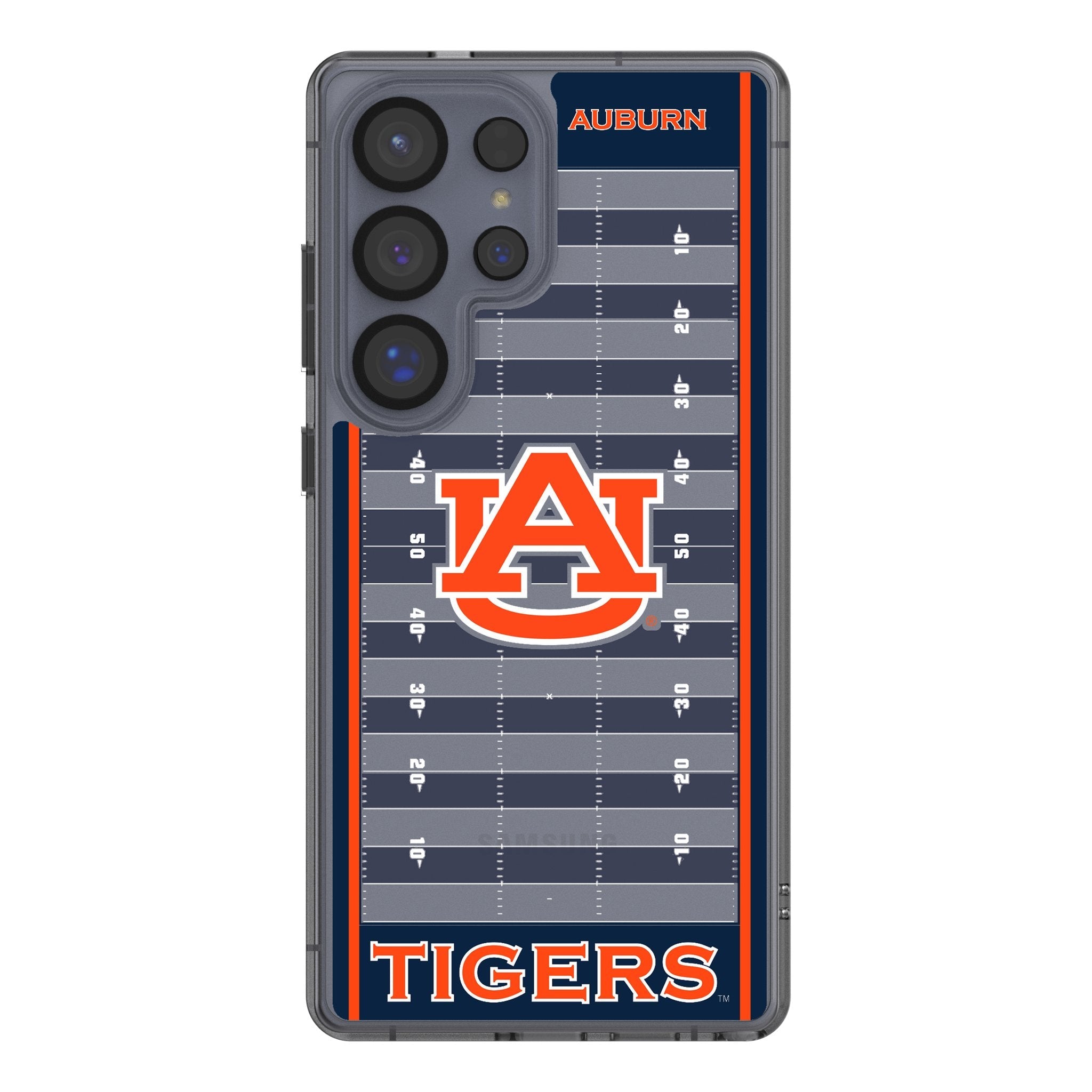 University of Auburn Tigers Field Clear Phone Case for Samsung Galaxy