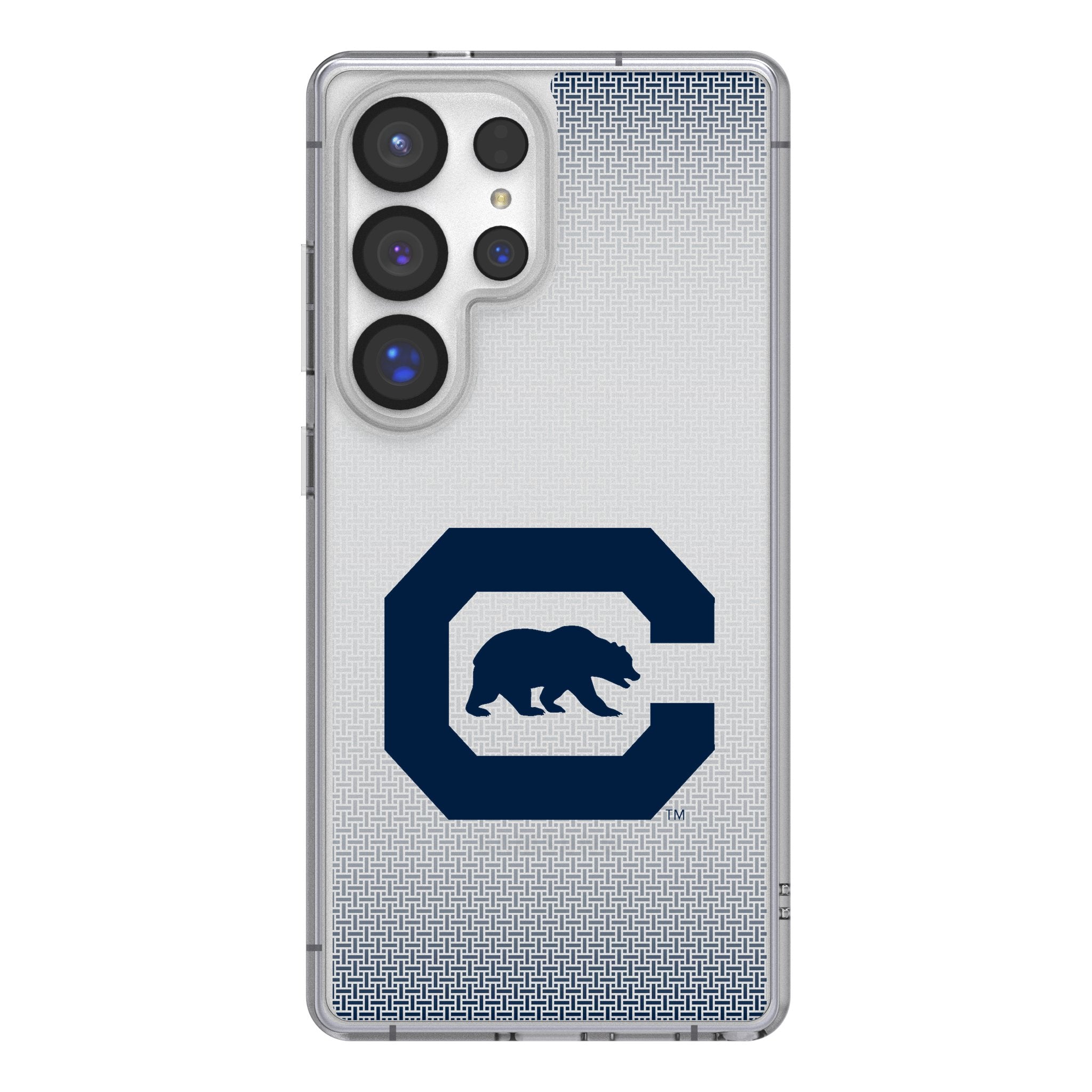 University of California Berkeley Golden Bears Linen Clear Phone Case for Samsung Galaxy 1