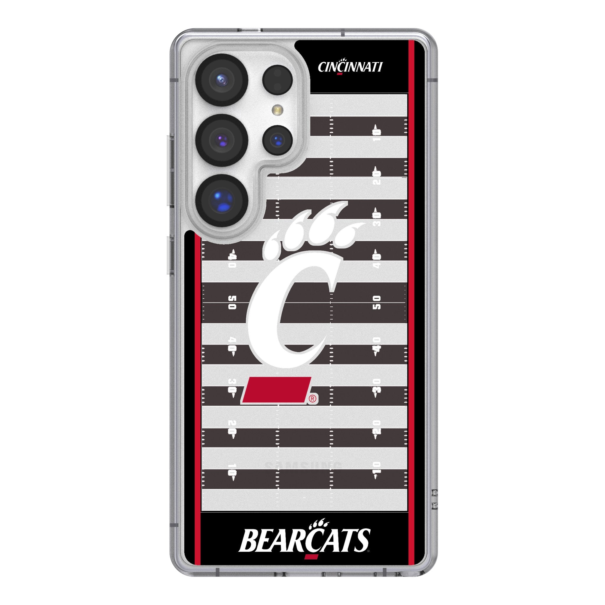 University of Cincinnati Bearcats Field Clear Phone Case for Samsung Galaxy 1