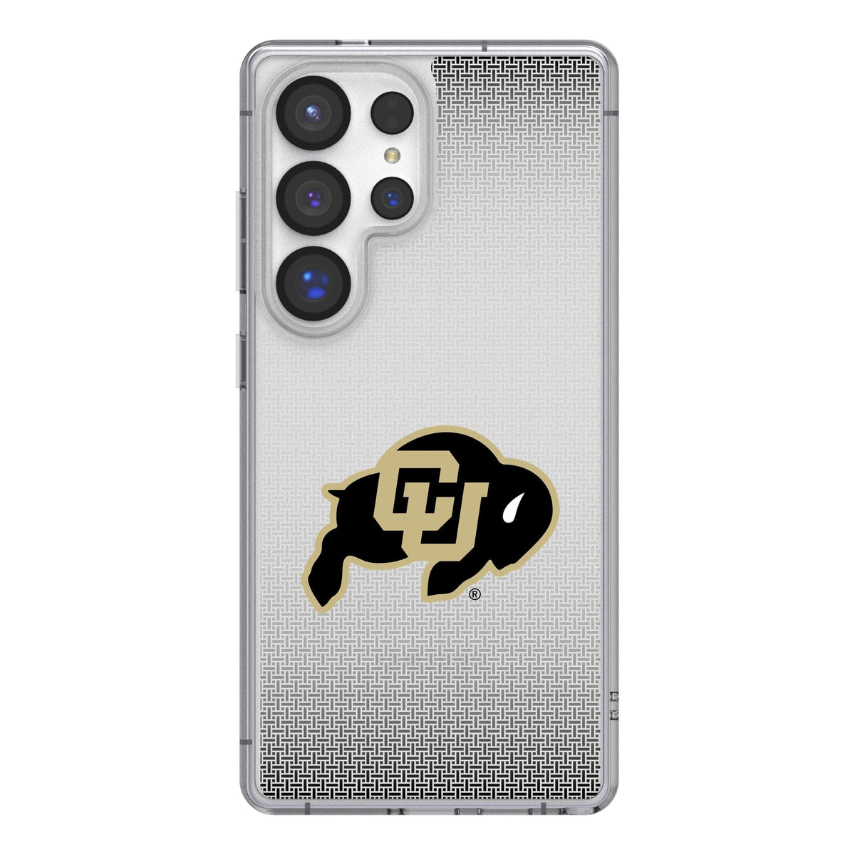 University of Colorado Buffaloes Linen Clear Phone Case for Samsung Galaxy 1