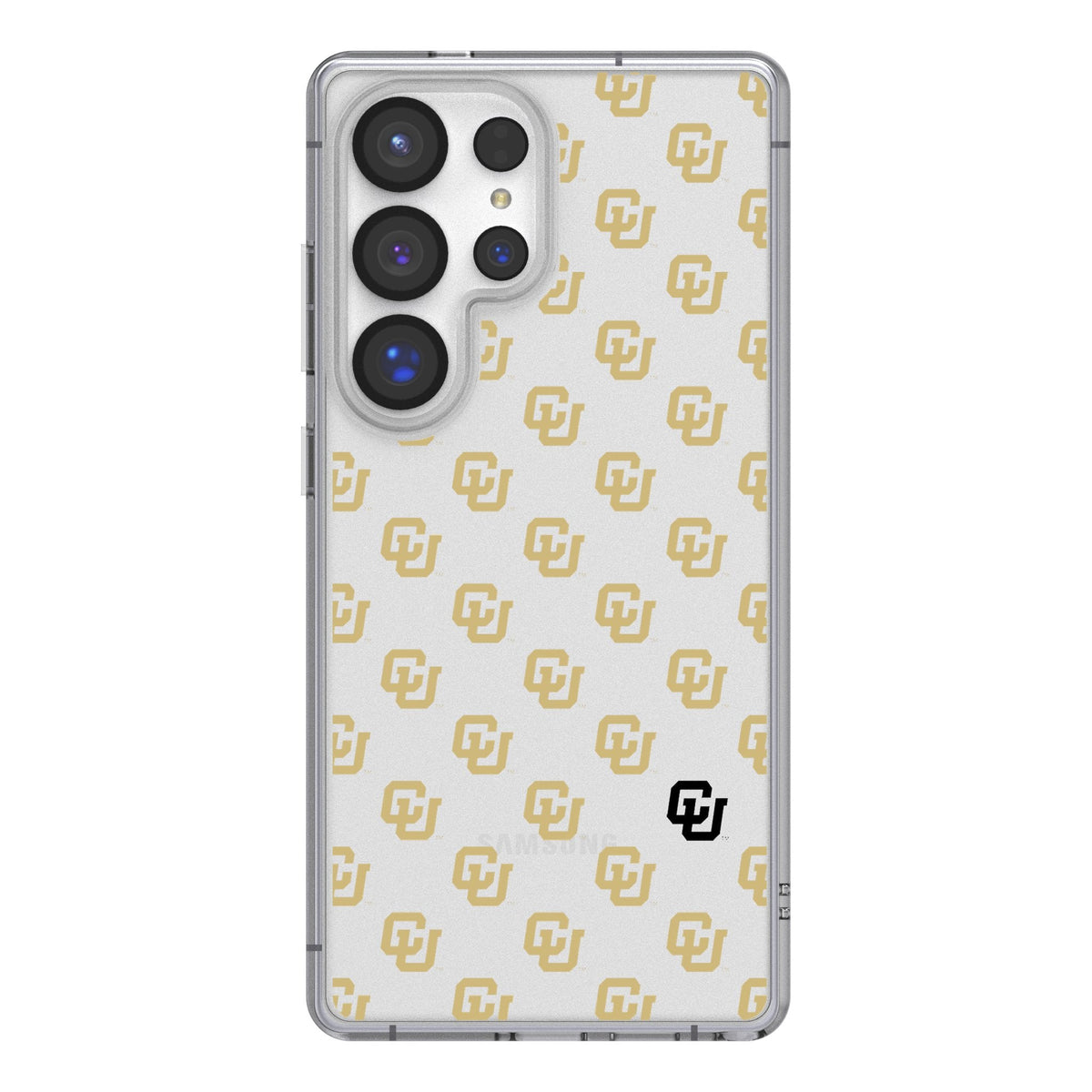University of Colorado Buffaloes Fashion Pattern Clear Phone Case for Samsung Galaxy 1