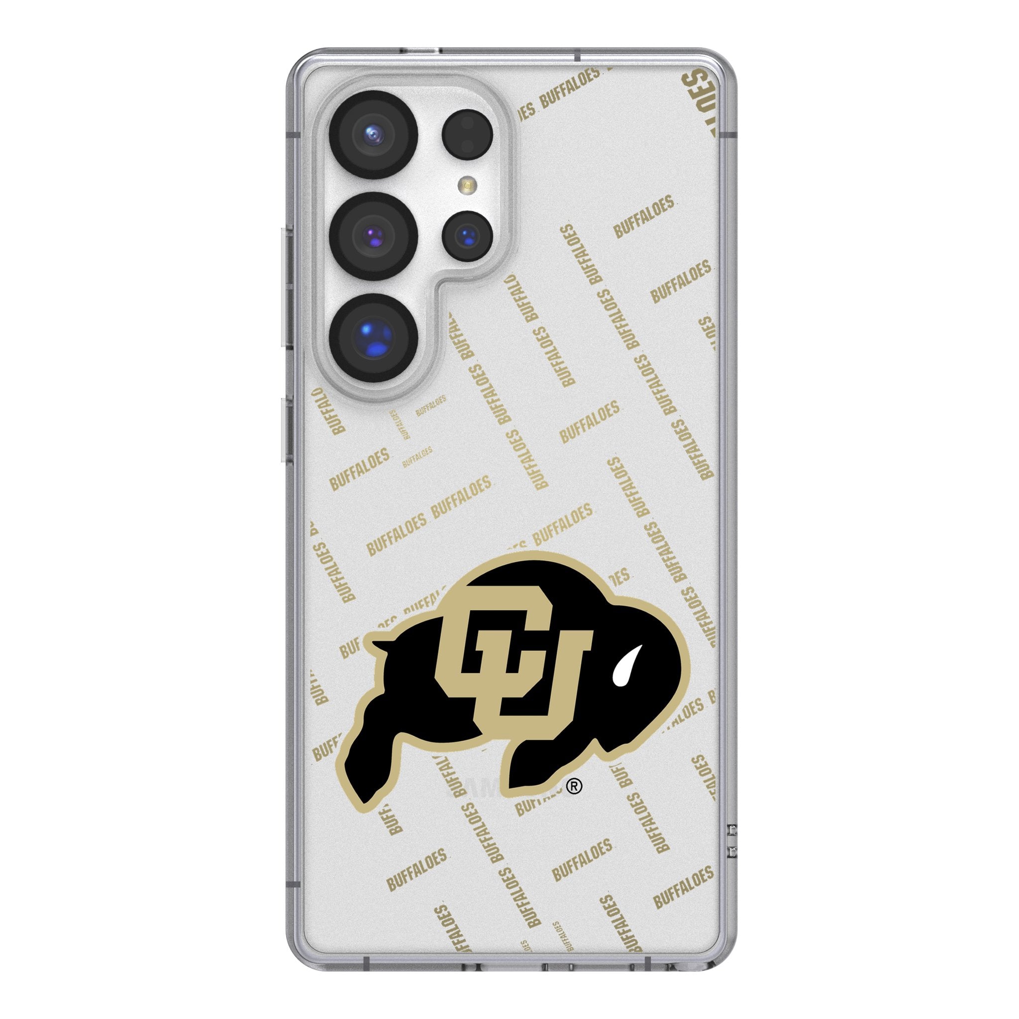 University of Colorado Buffaloes Quadtile Clear Phone Case for Samsung Galaxy