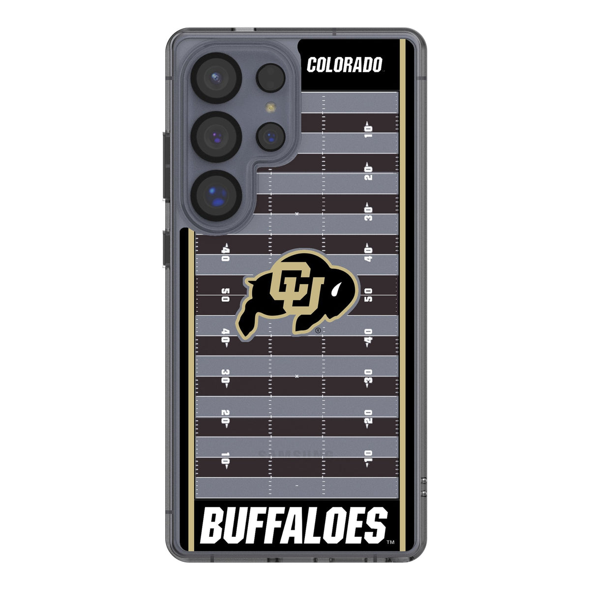 University of Colorado Buffaloes Field Clear Phone Case for Samsung Galaxy 1