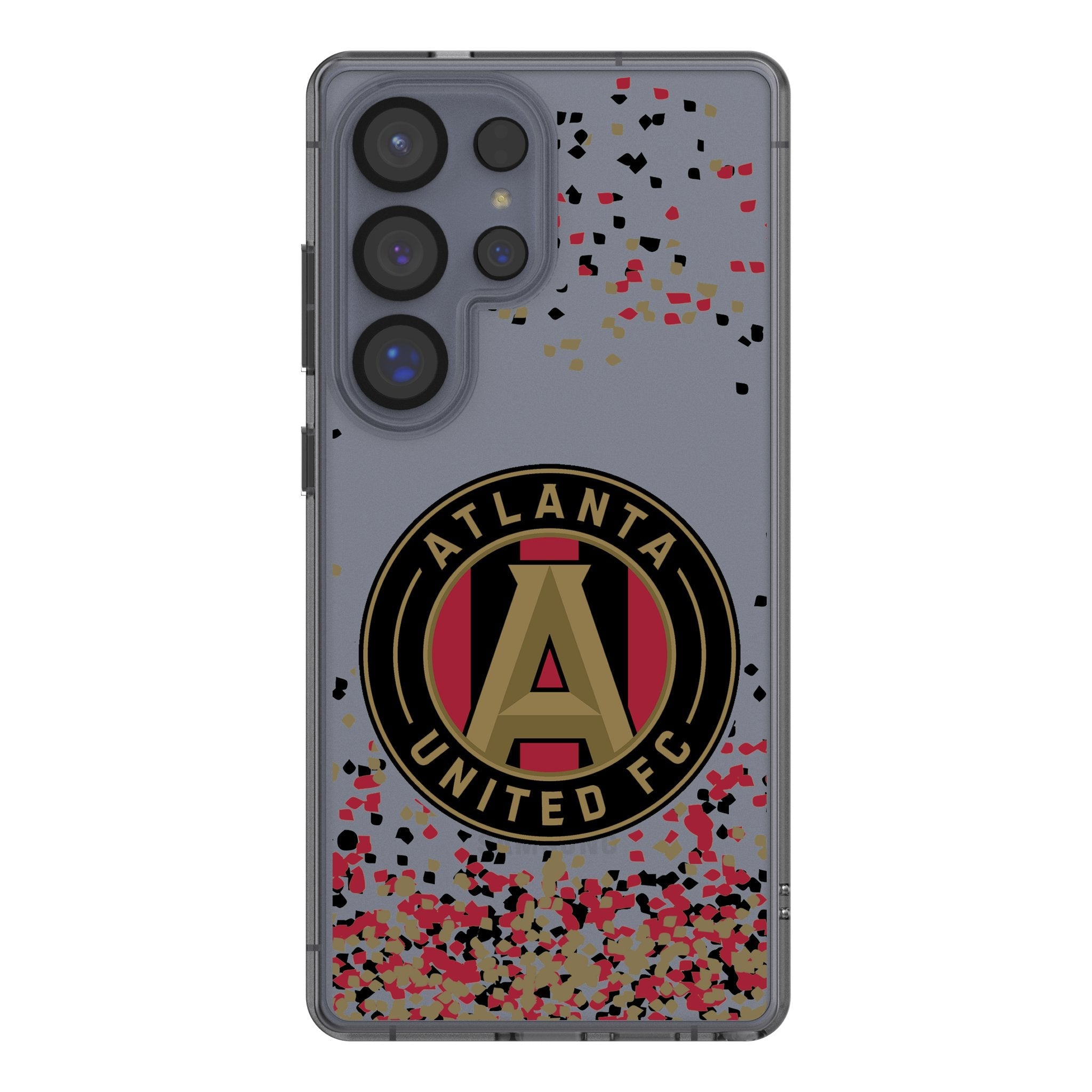 Atlanta United FC Confetti Clear Phone Case for Samsung Galaxy