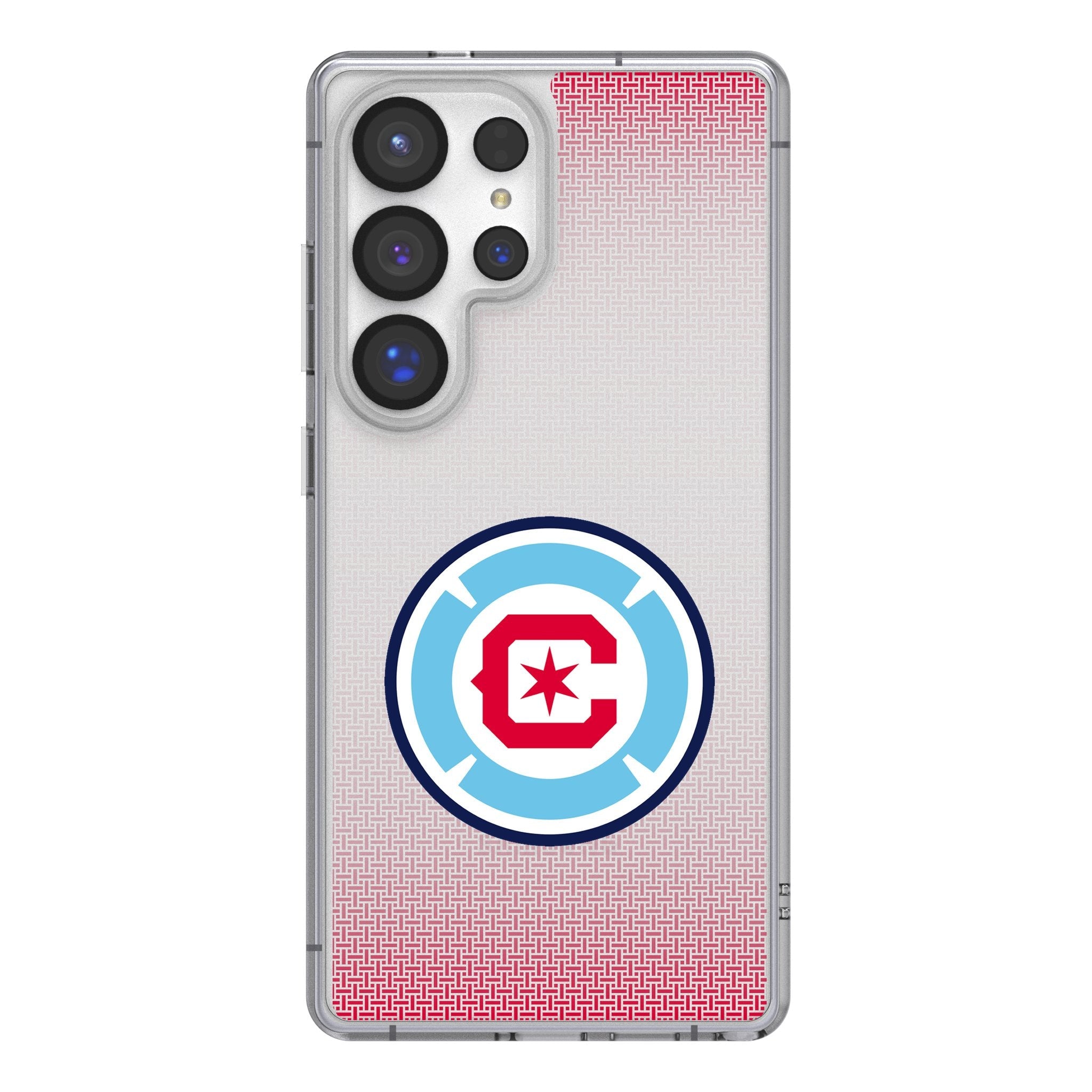 Chicago Fire Linen Clear Phone Case for Samsung Galaxy