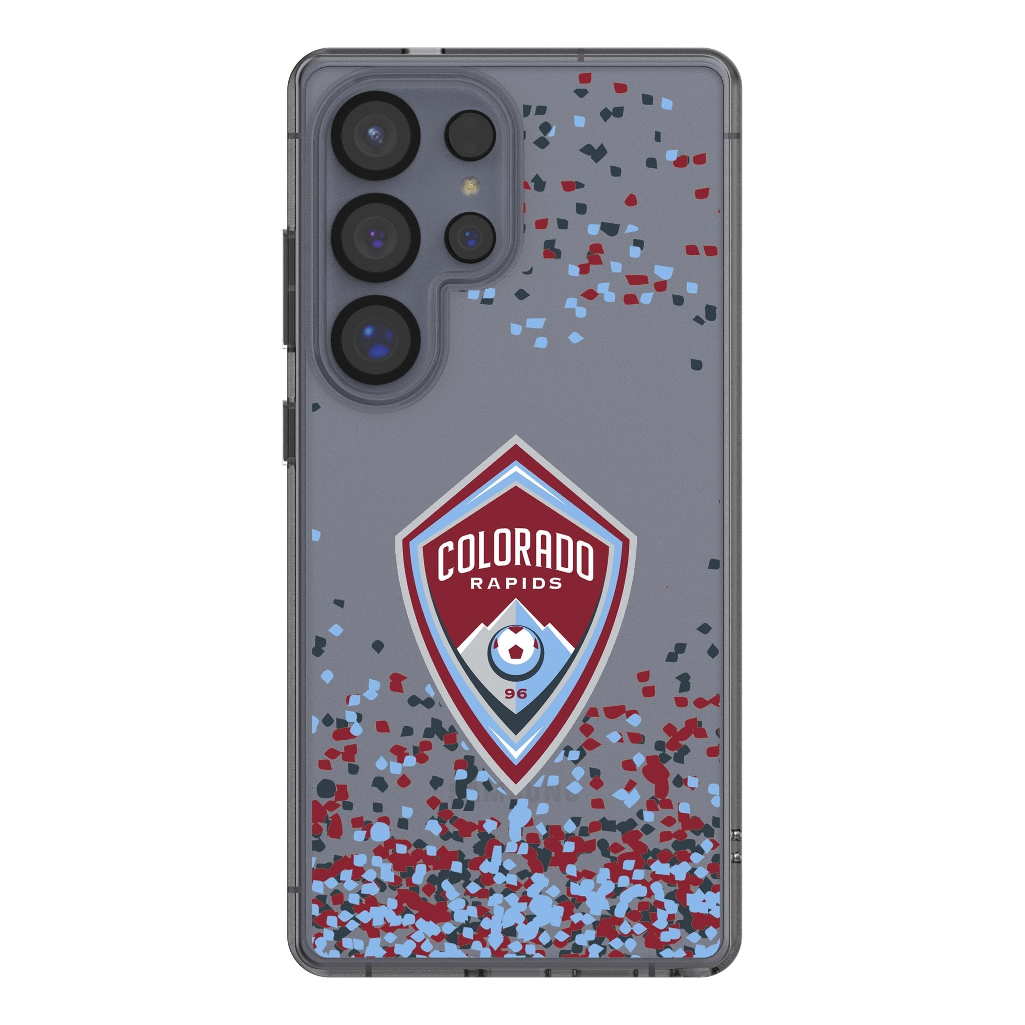 Colorado Rapids Confetti Clear Phone Case for Samsung Galaxy