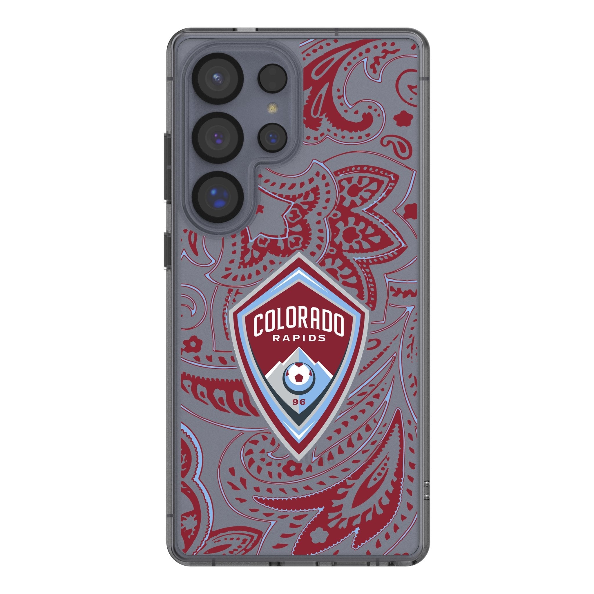 Colorado Rapids Paisley Clear Phone Case for Samsung Galaxy