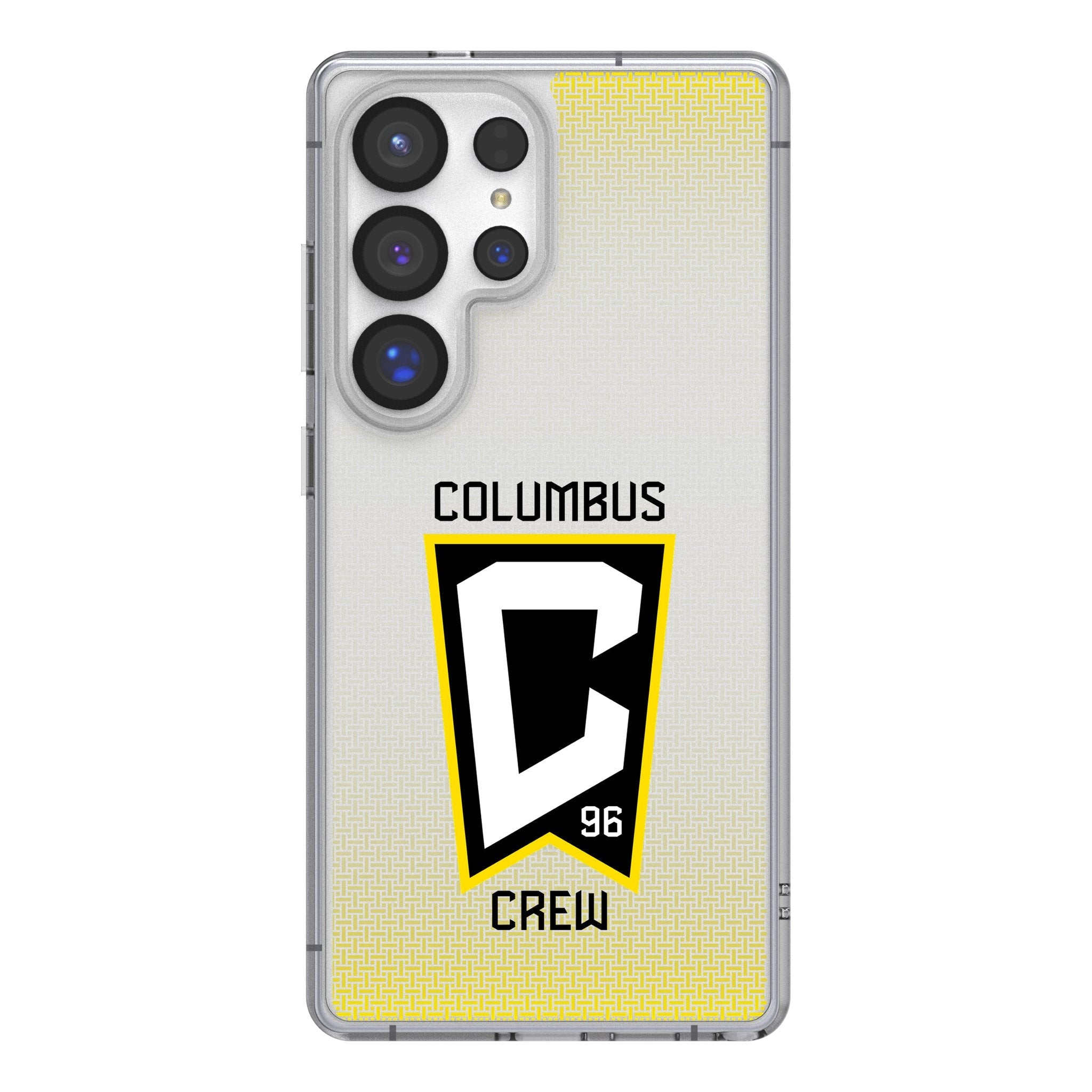 Columbus Crew Linen Clear Phone Case for Samsung Galaxy