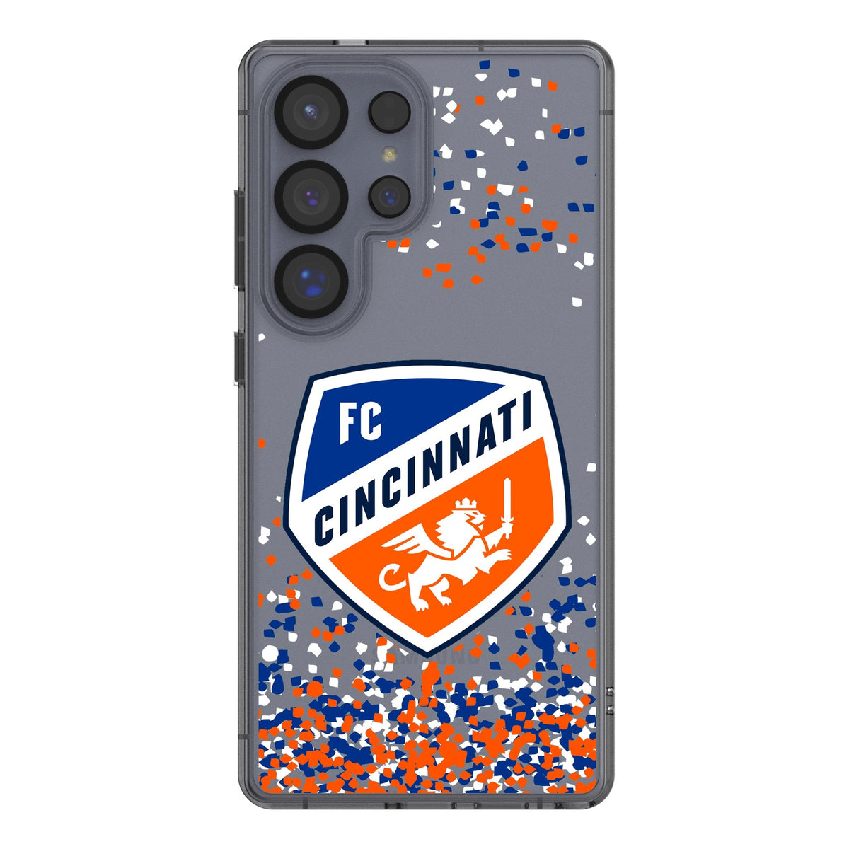 FC Cincinnati Confetti Clear Phone Case for Samsung Galaxy