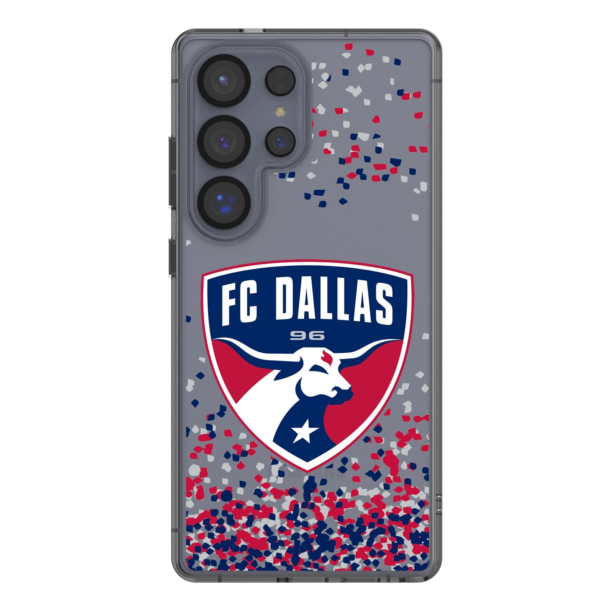 FC Dallas Confetti Clear Phone Case for Samsung Galaxy 1