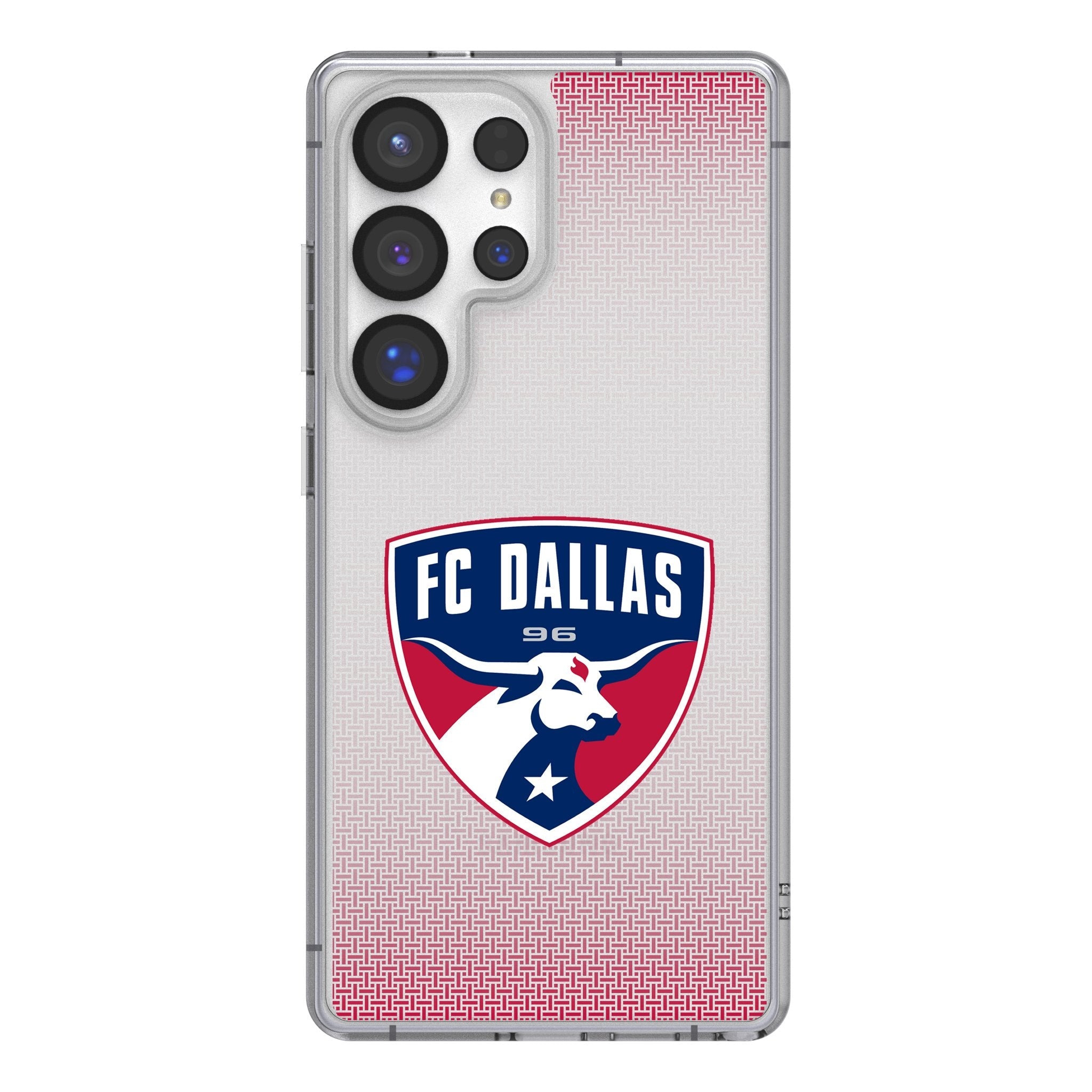 FC Dallas Linen Clear Phone Case for Samsung Galaxy