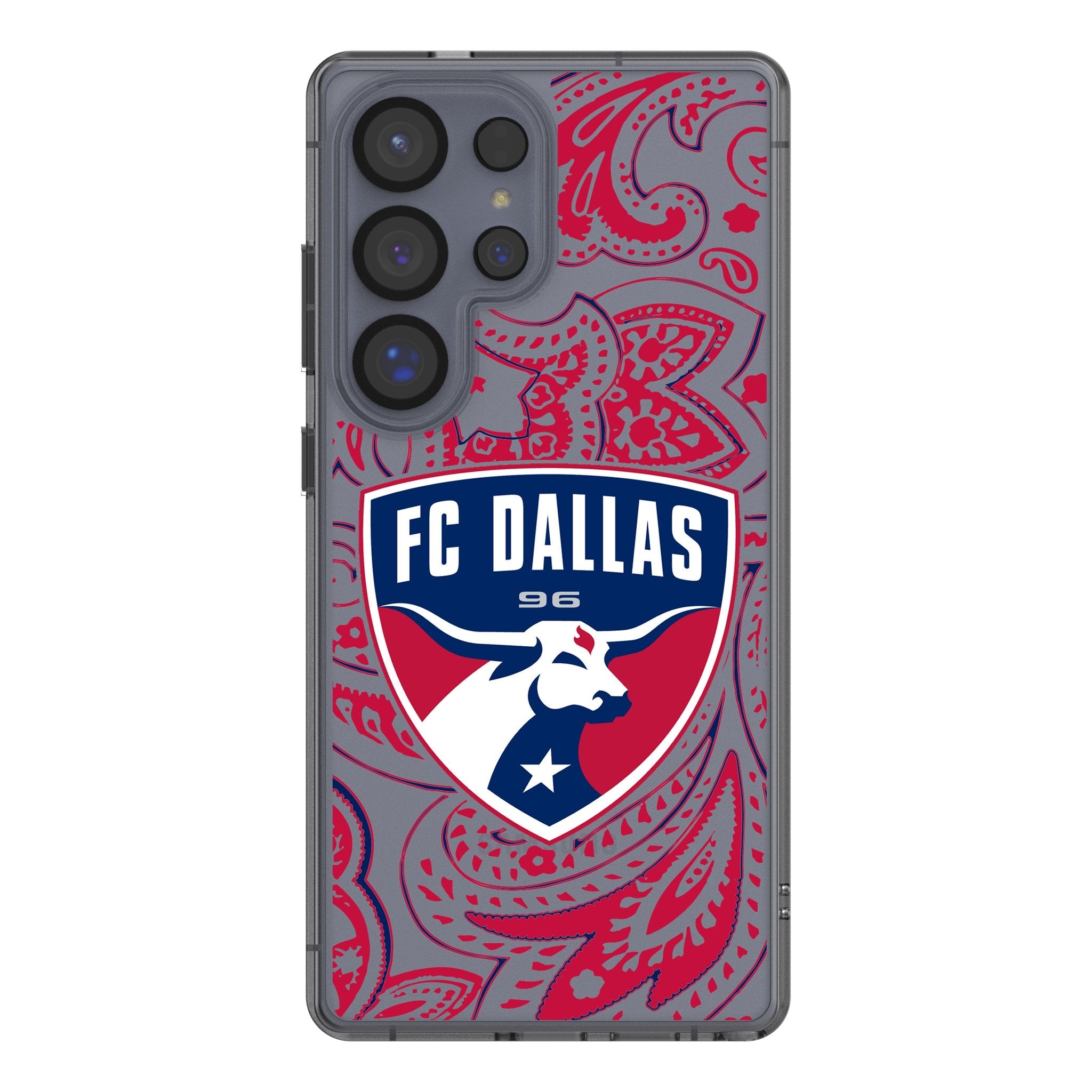 FC Dallas Paisley Clear Phone Case for Samsung Galaxy