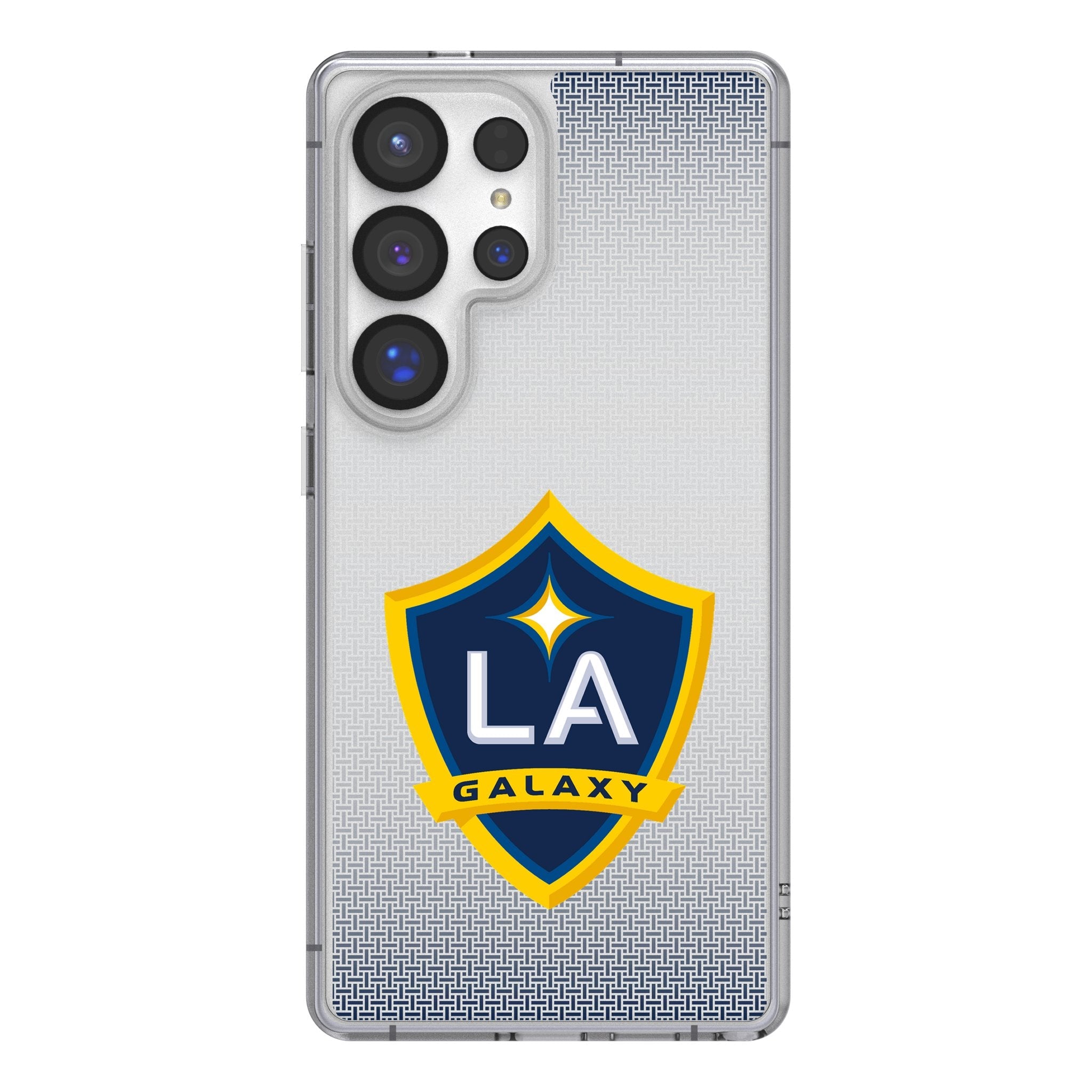 LA Galaxy Linen Clear Phone Case for Samsung Galaxy
