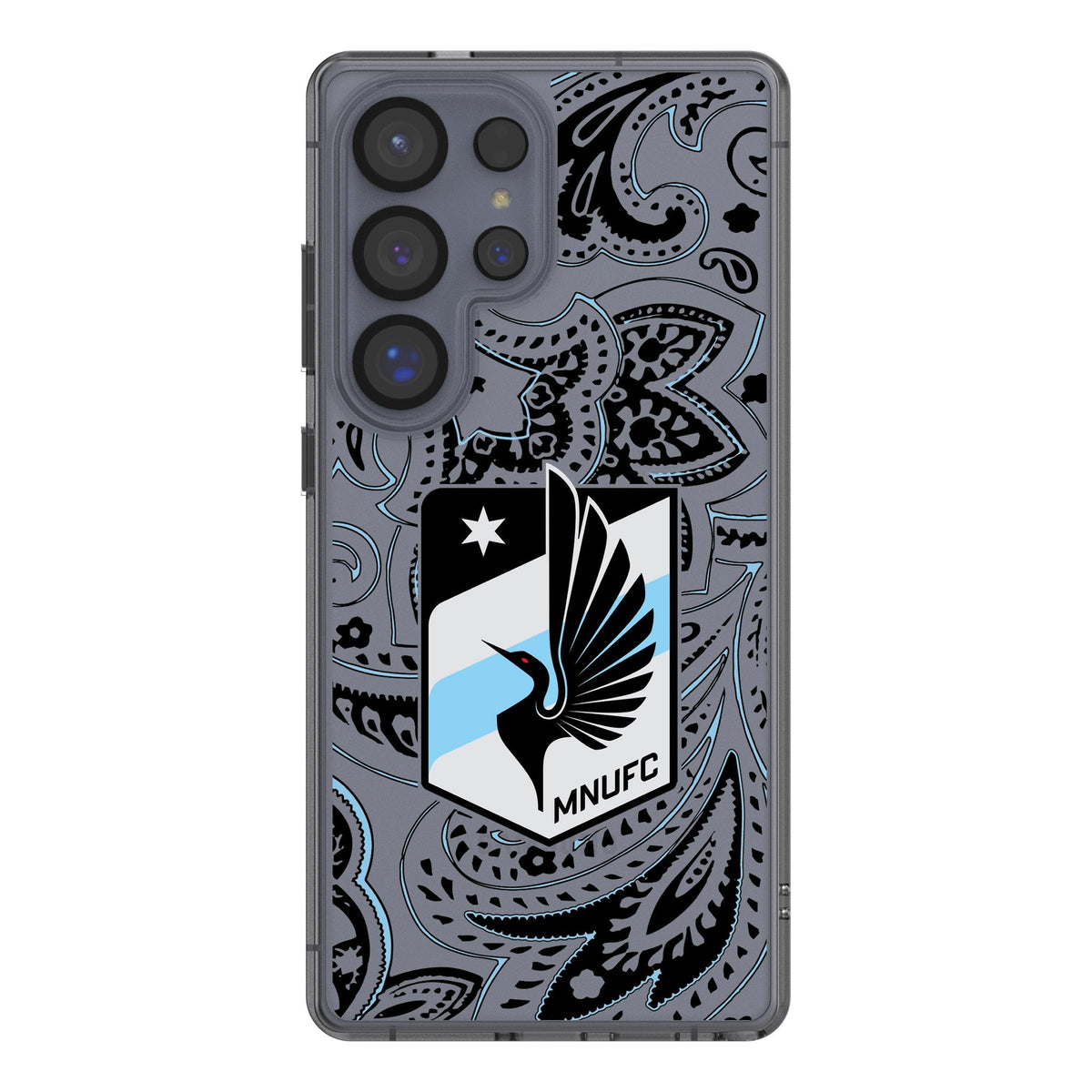 Minnesota United FC Paisley Clear Phone Case for Samsung Galaxy 1