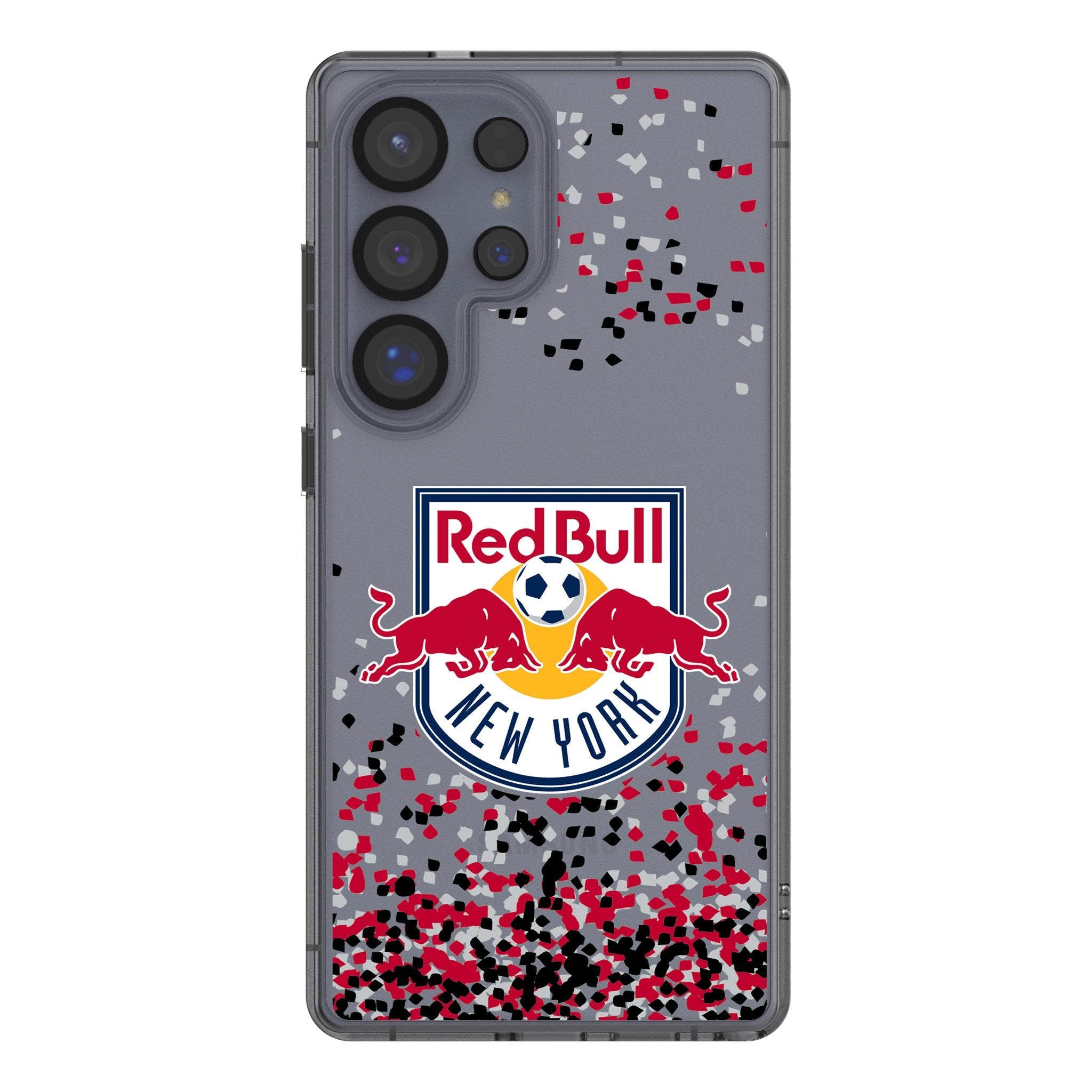 New York Red Bulls Confetti Clear Phone Case for Samsung Galaxy 1