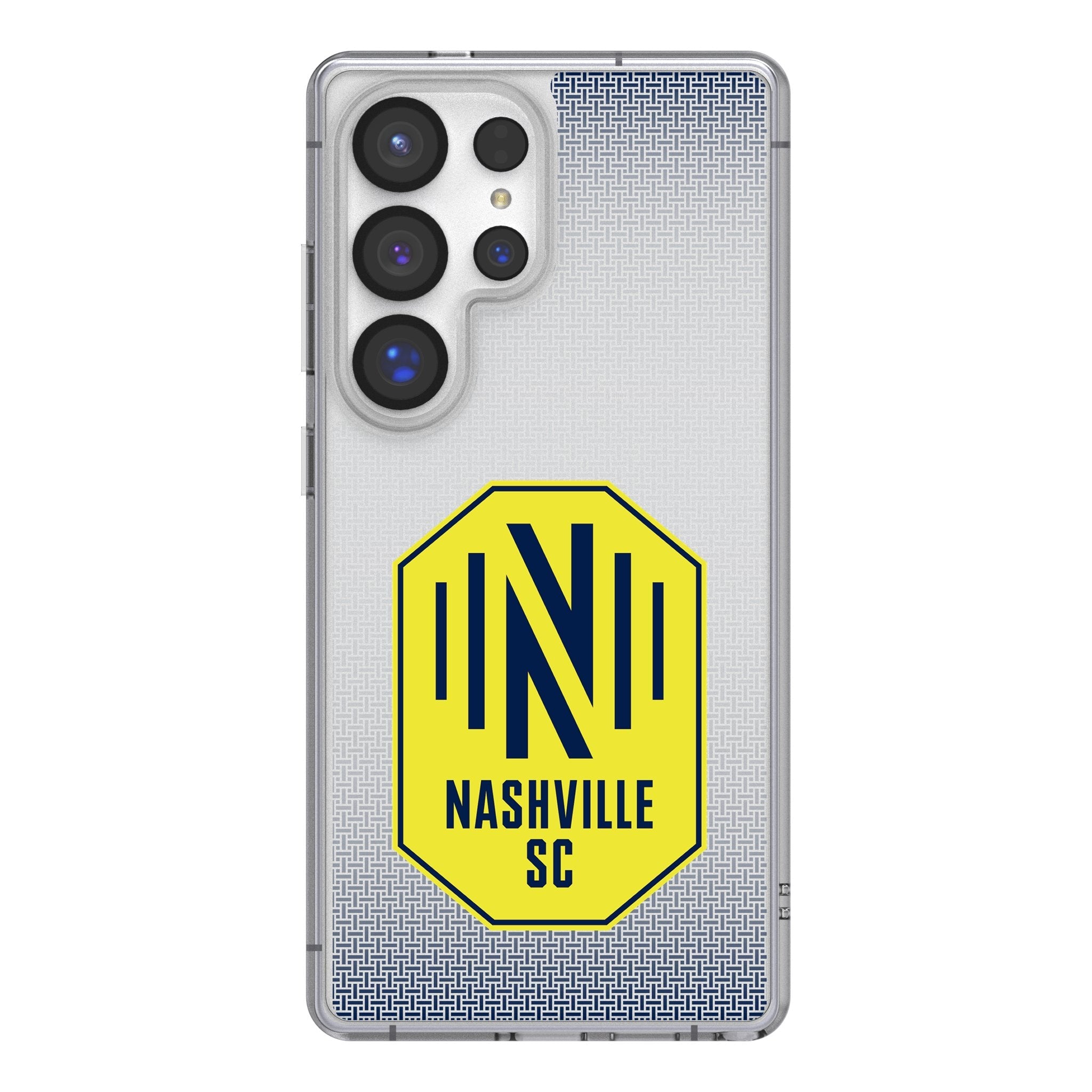 Nashville SC Linen Clear Phone Case for Samsung Galaxy
