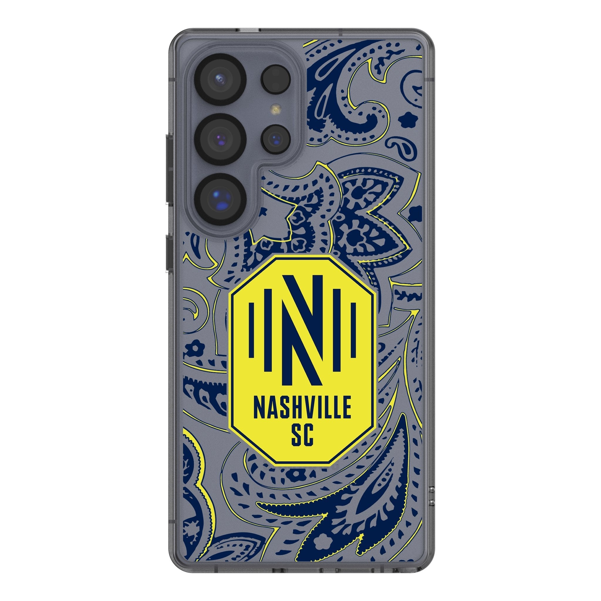 Nashville SC Paisley Clear Phone Case for Samsung Galaxy