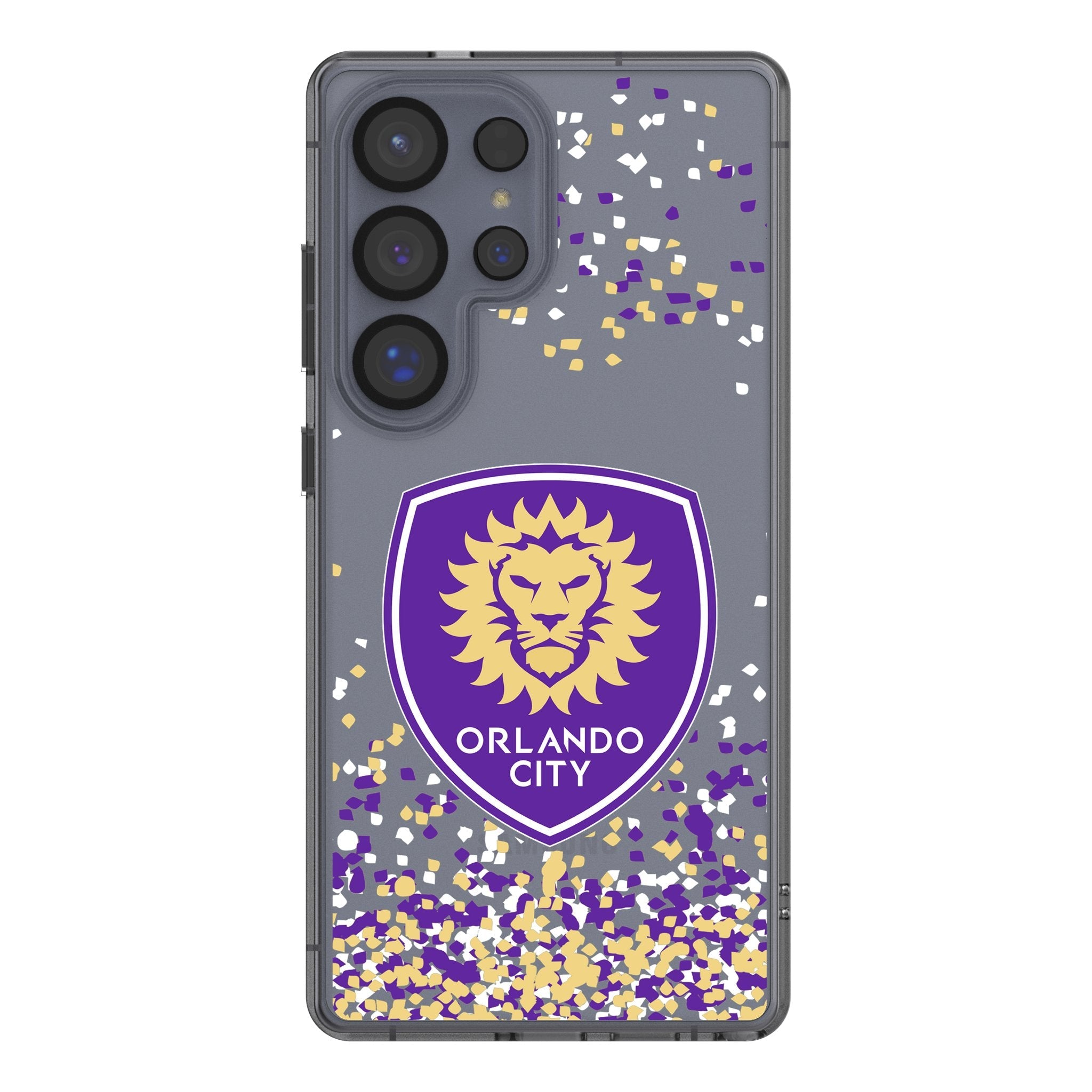 Orlando City Soccer Club Confetti Clear Phone Case for Samsung Galaxy 1