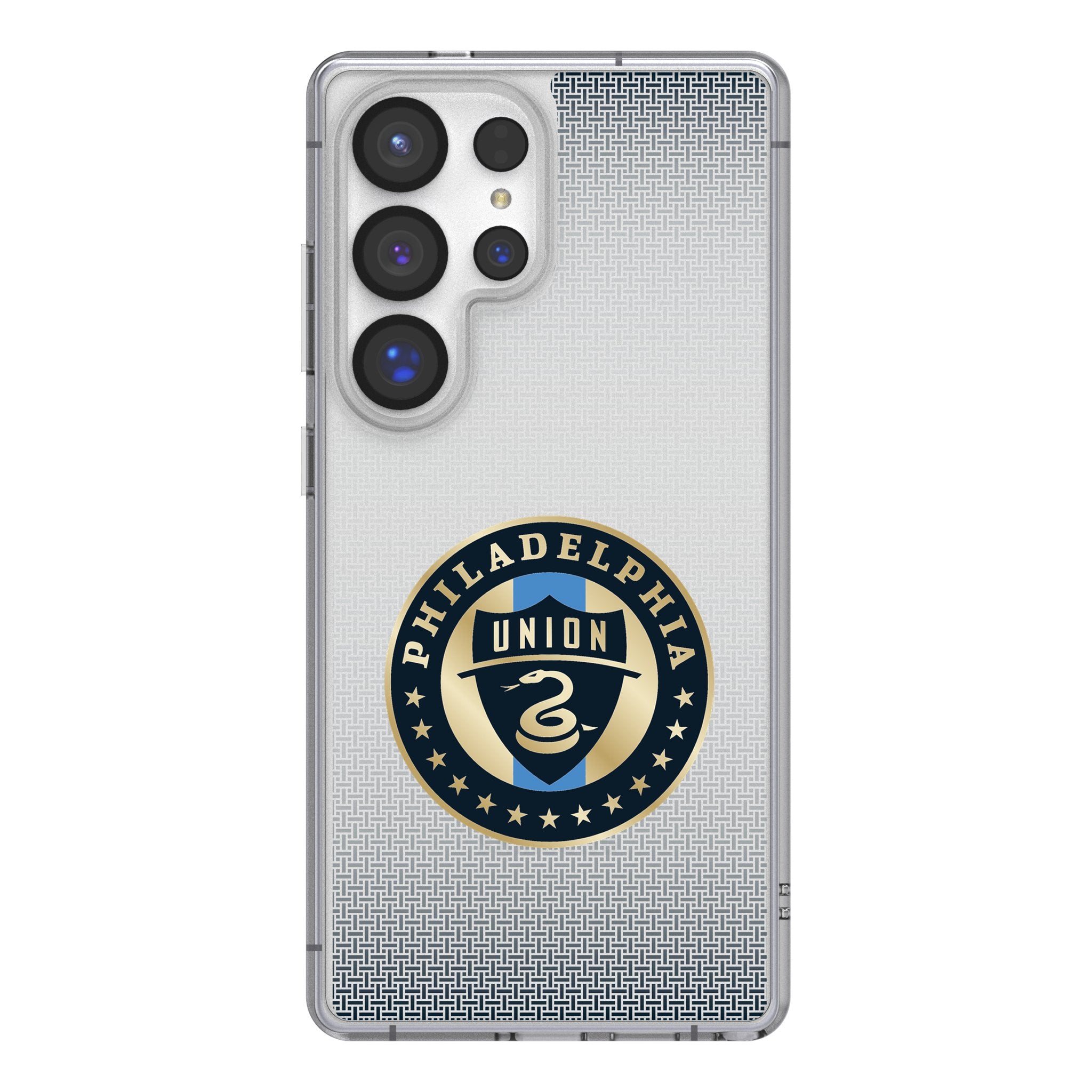 Philadelphia Union Linen Clear Phone Case for Samsung Galaxy