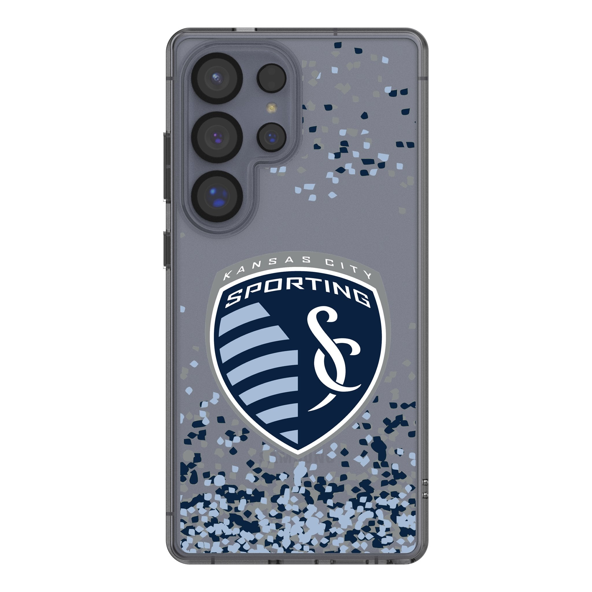 Sporting Kansas City Confetti Clear Phone Case for Samsung Galaxy 1