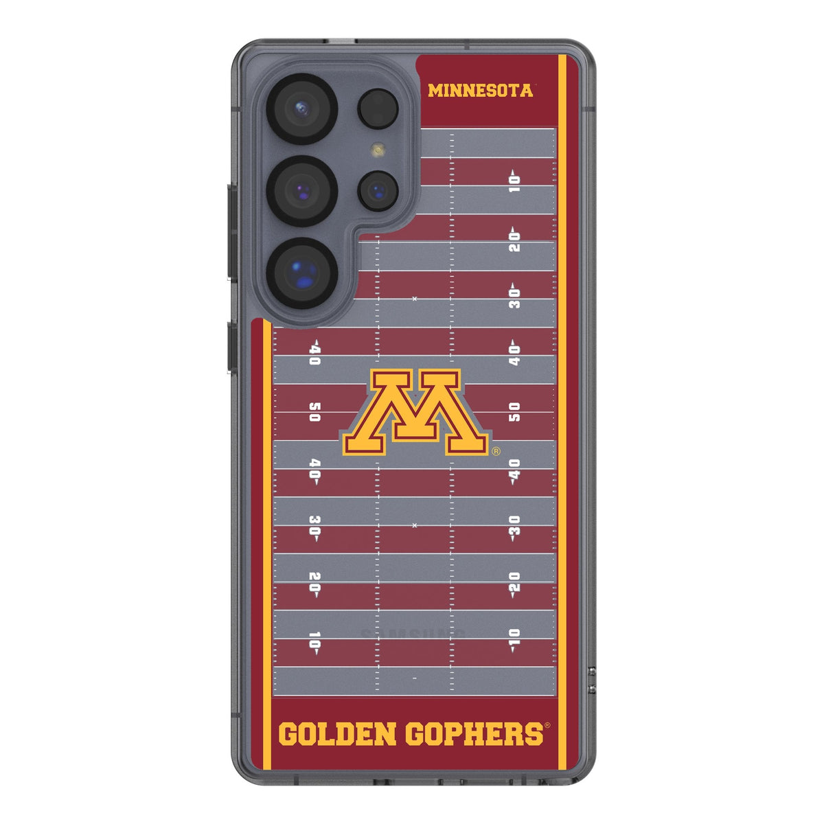 University of Minnesota Golden Gophers Field Clear Phone Case for Samsung Galaxy