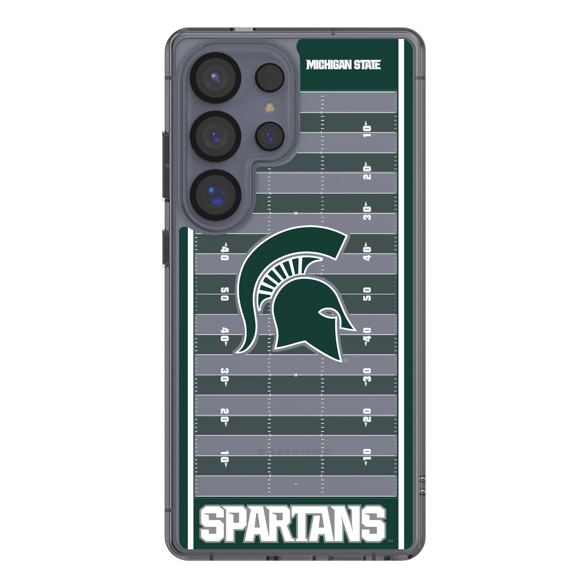 Michigan State University Spartans Field Clear Phone Case for Samsung Galaxy 1