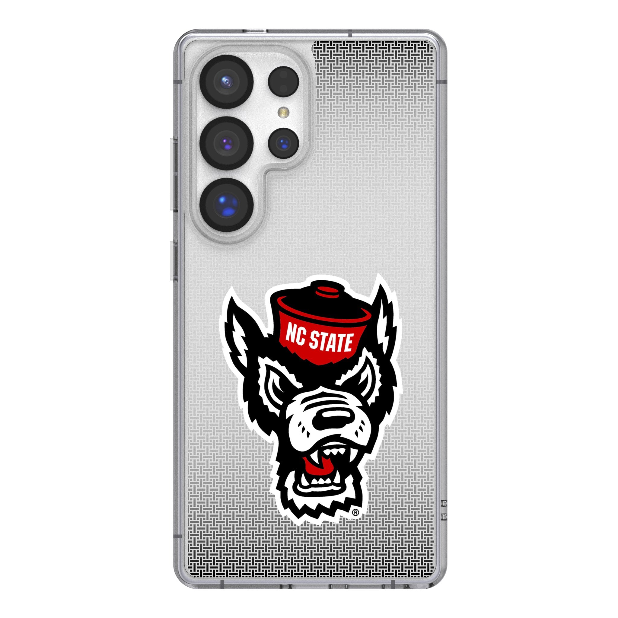 North Carolina State University Wolfpack Linen Clear Phone Case for Samsung Galaxy