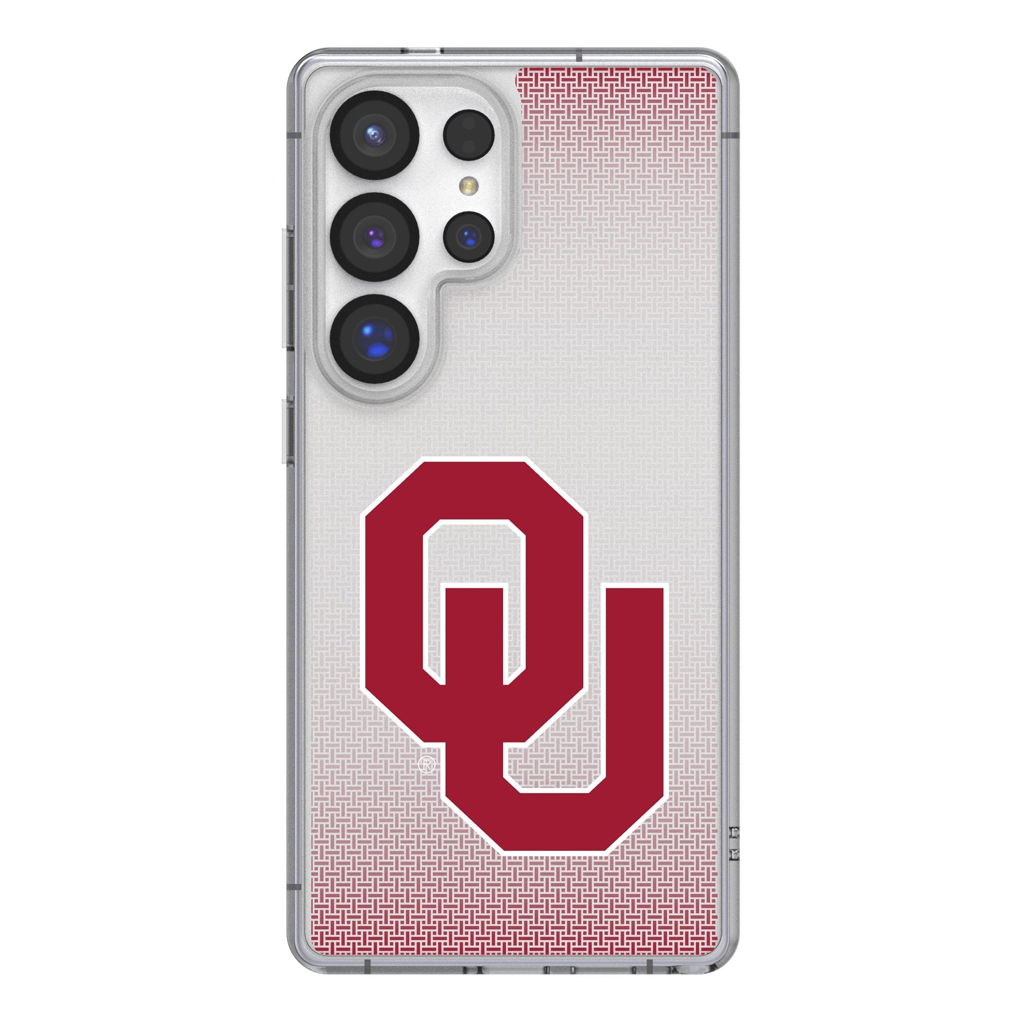 University of Oklahoma Sooners Linen Clear Phone Case for Samsung Galaxy 1