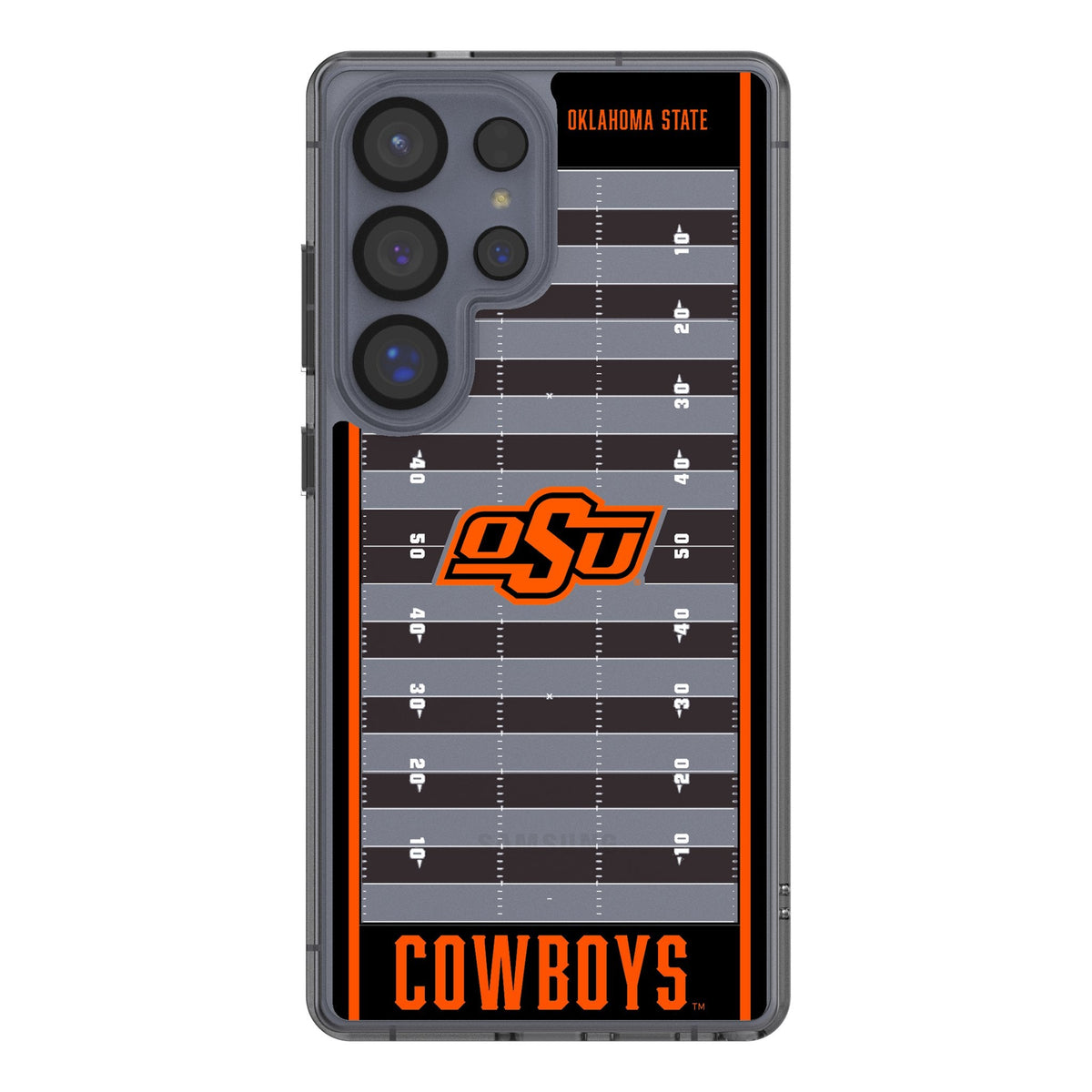 Oklahoma State University Cowboys Field Clear Phone Case for Samsung Galaxy 1