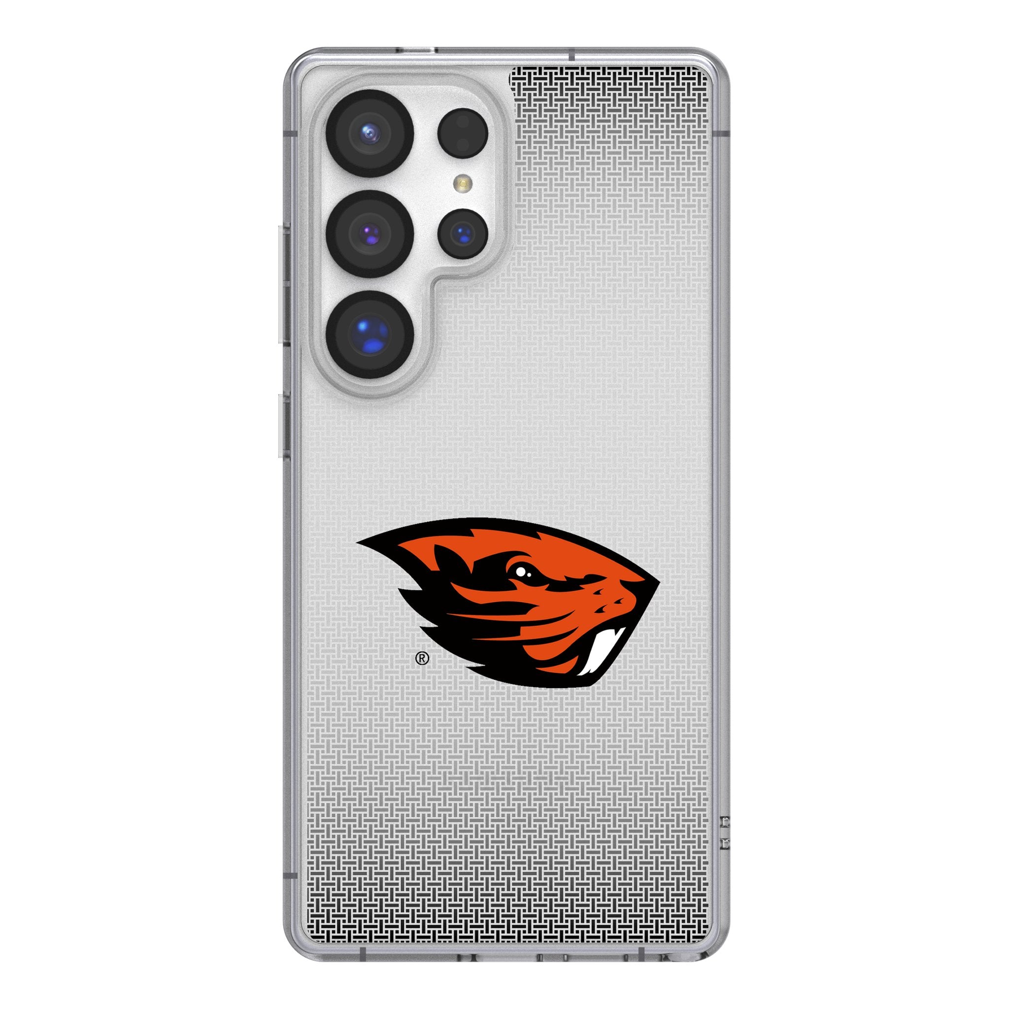 Oregon State University Beavers Linen Clear Phone Case for Samsung Galaxy