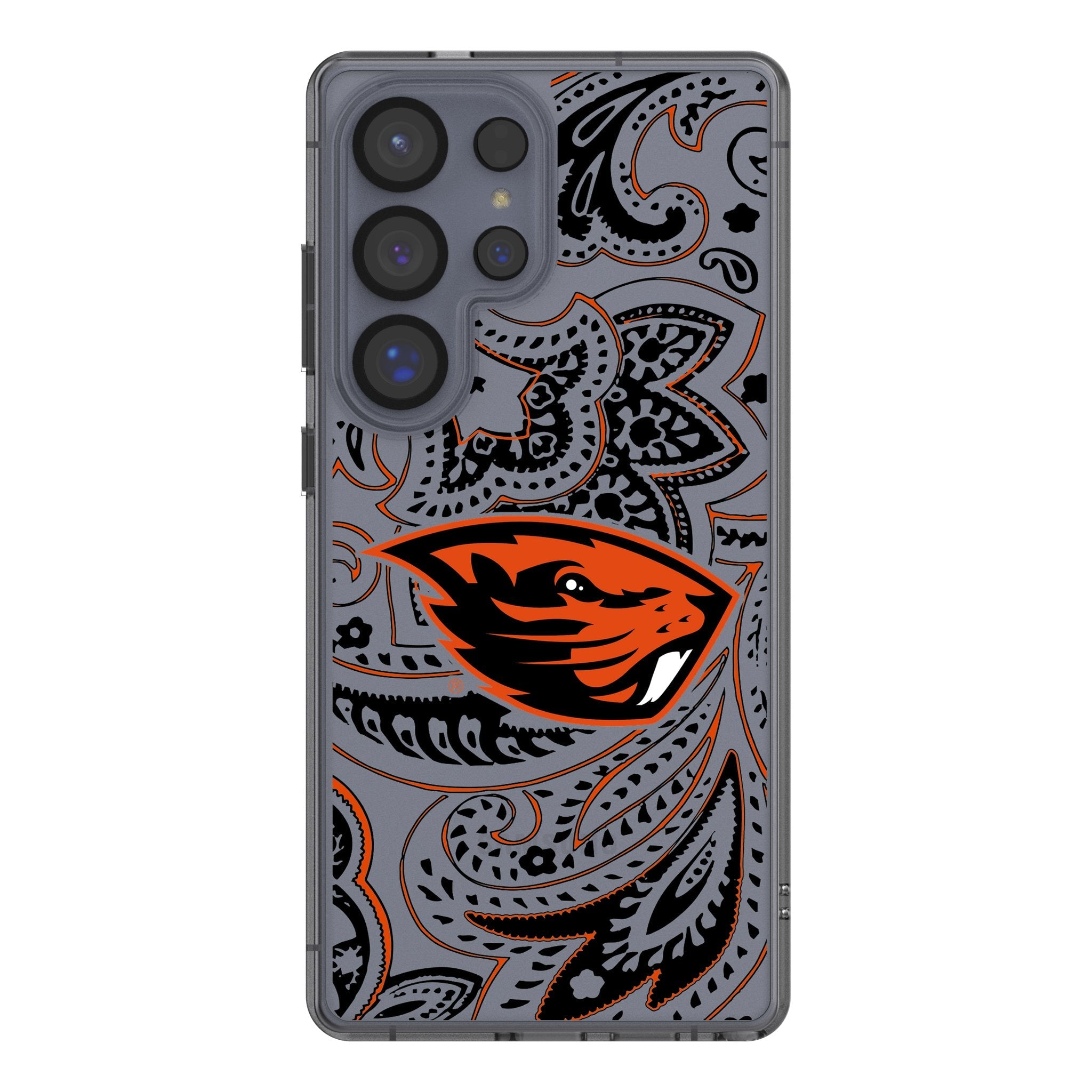 Oregon State University Beavers Paisley Clear Phone Case for Samsung Galaxy