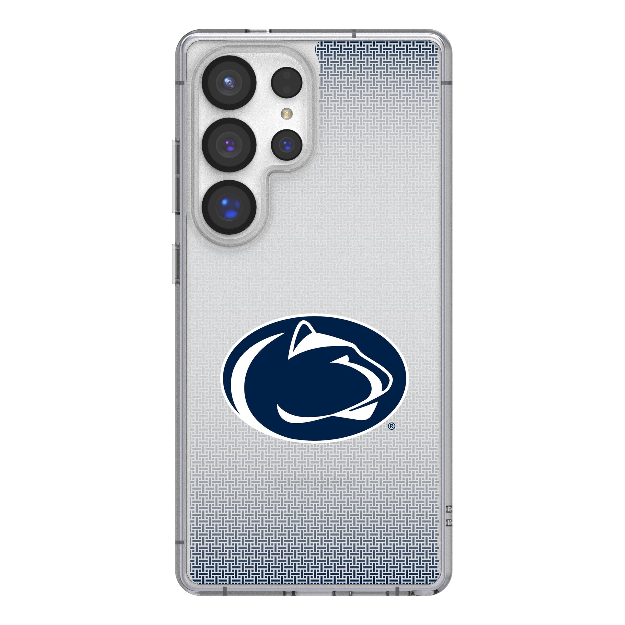 Pennsylvania State University Nittany Lions Linen Clear Phone Case for Samsung Galaxy 1