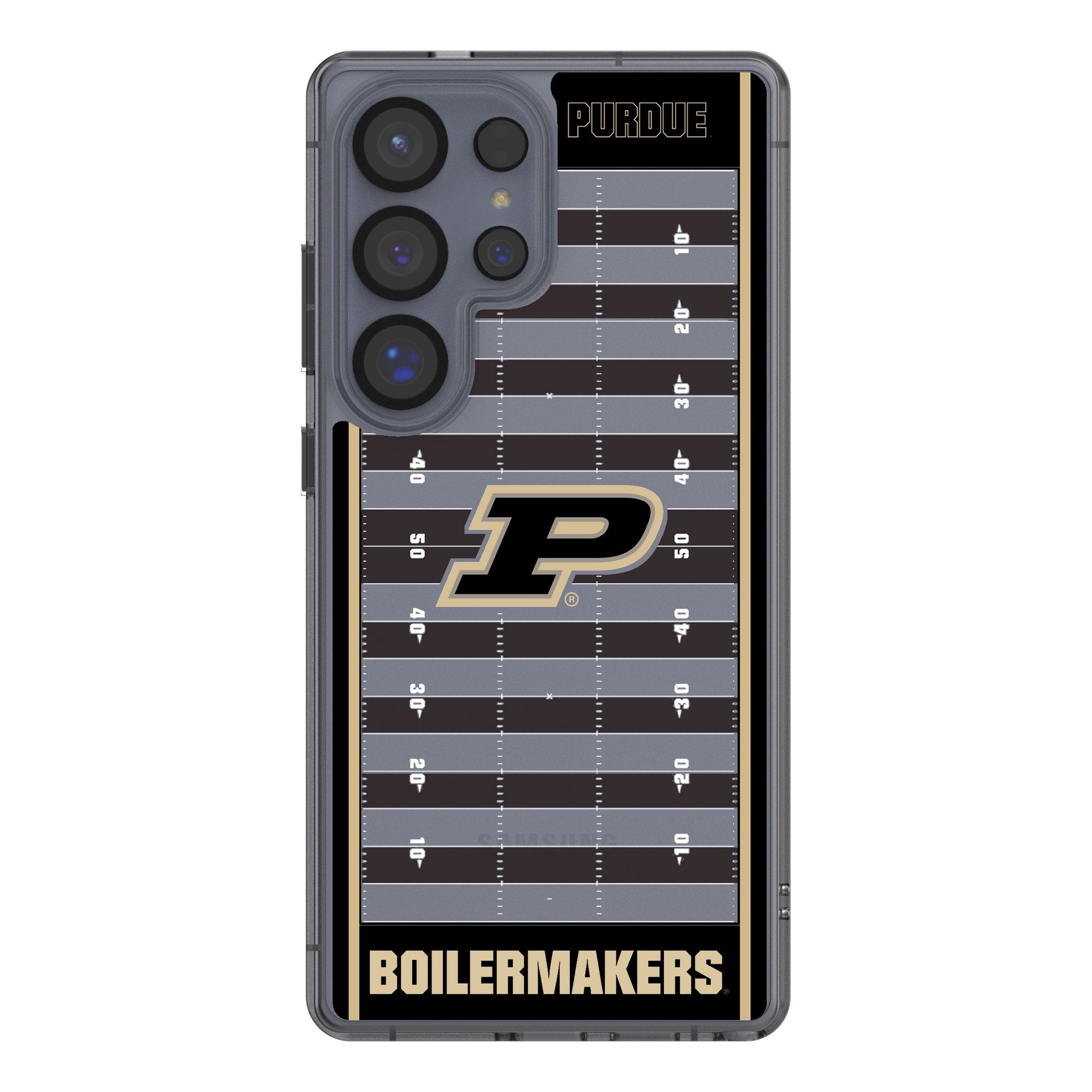 Purdue University Boilermakers Field Clear Phone Case for Samsung Galaxy 1
