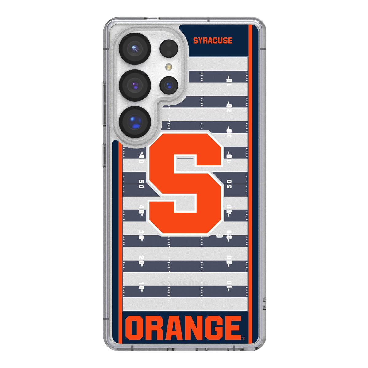 Syracuse University Orange Field Clear Phone Case for Samsung Galaxy 1