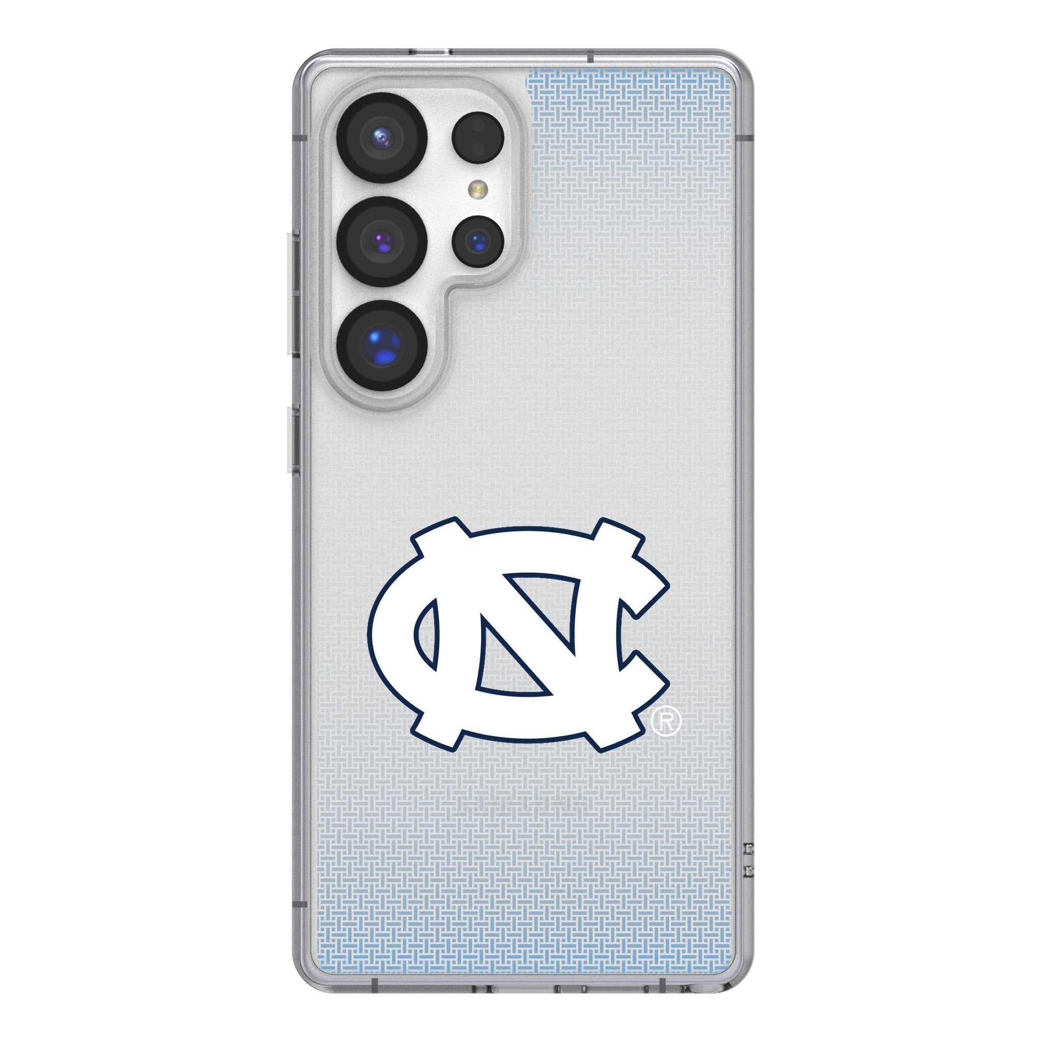 University of North Carolina Tar Heels Linen Clear Phone Case for Samsung Galaxy 1