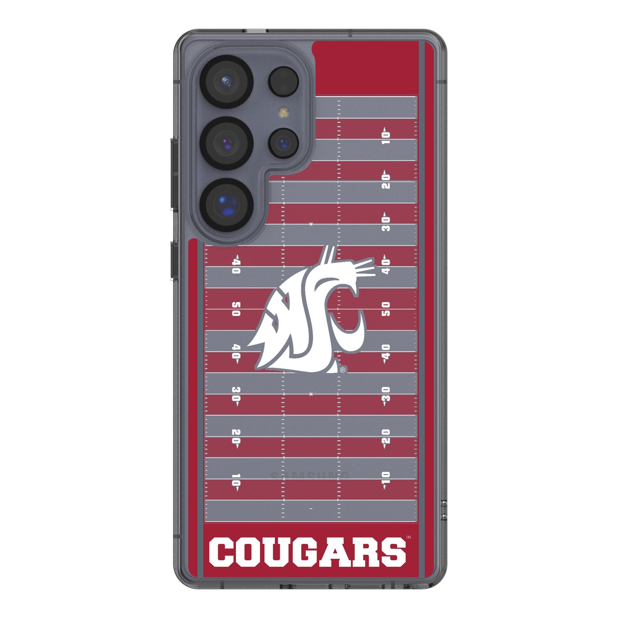 Washington State University Cougars Field Clear Phone Case for Samsung Galaxy