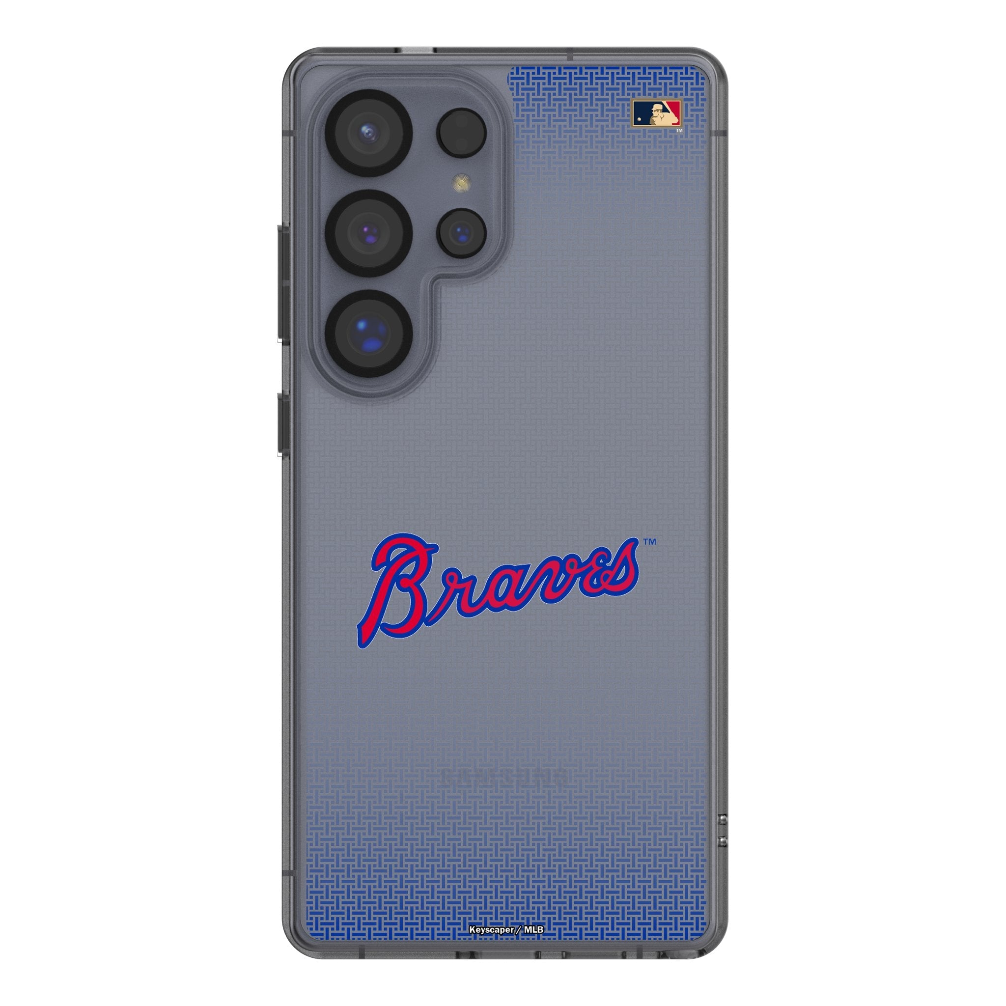 Atlanta Braves Home 2012 - Cooperstown Collection Linen Clear Phone Case for Samsung Galaxy 1