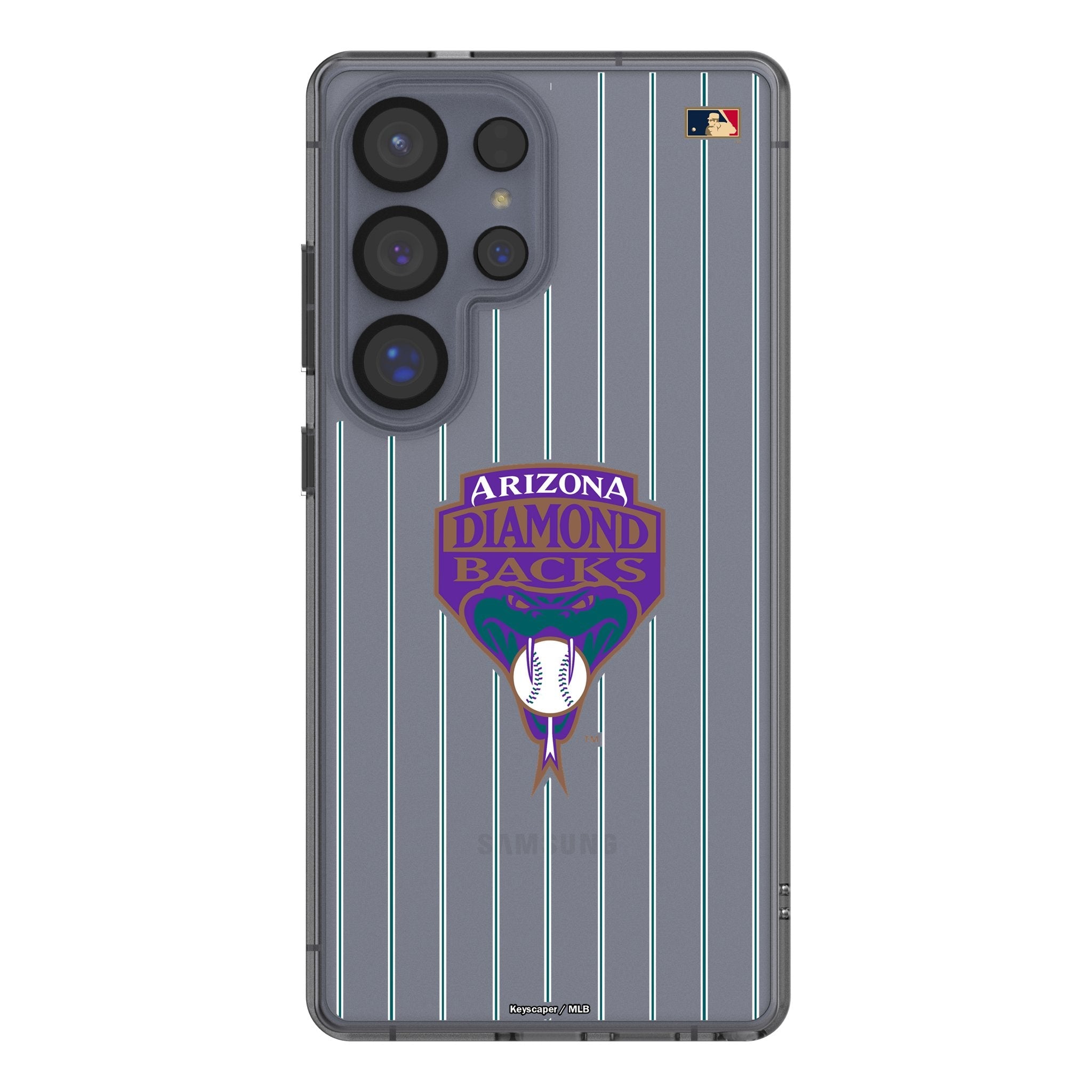 Arizona Diamondbacks 1999-2006 - Cooperstown Collection Pinstripe Clear Phone Case for Samsung Galaxy