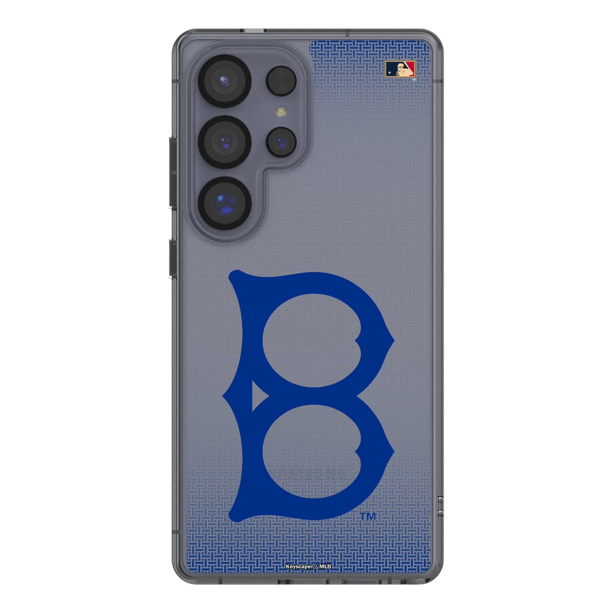 Brooklyn Dodgers 1949-1957 - Cooperstown Collection Linen Clear Phone Case for Samsung Galaxy 1